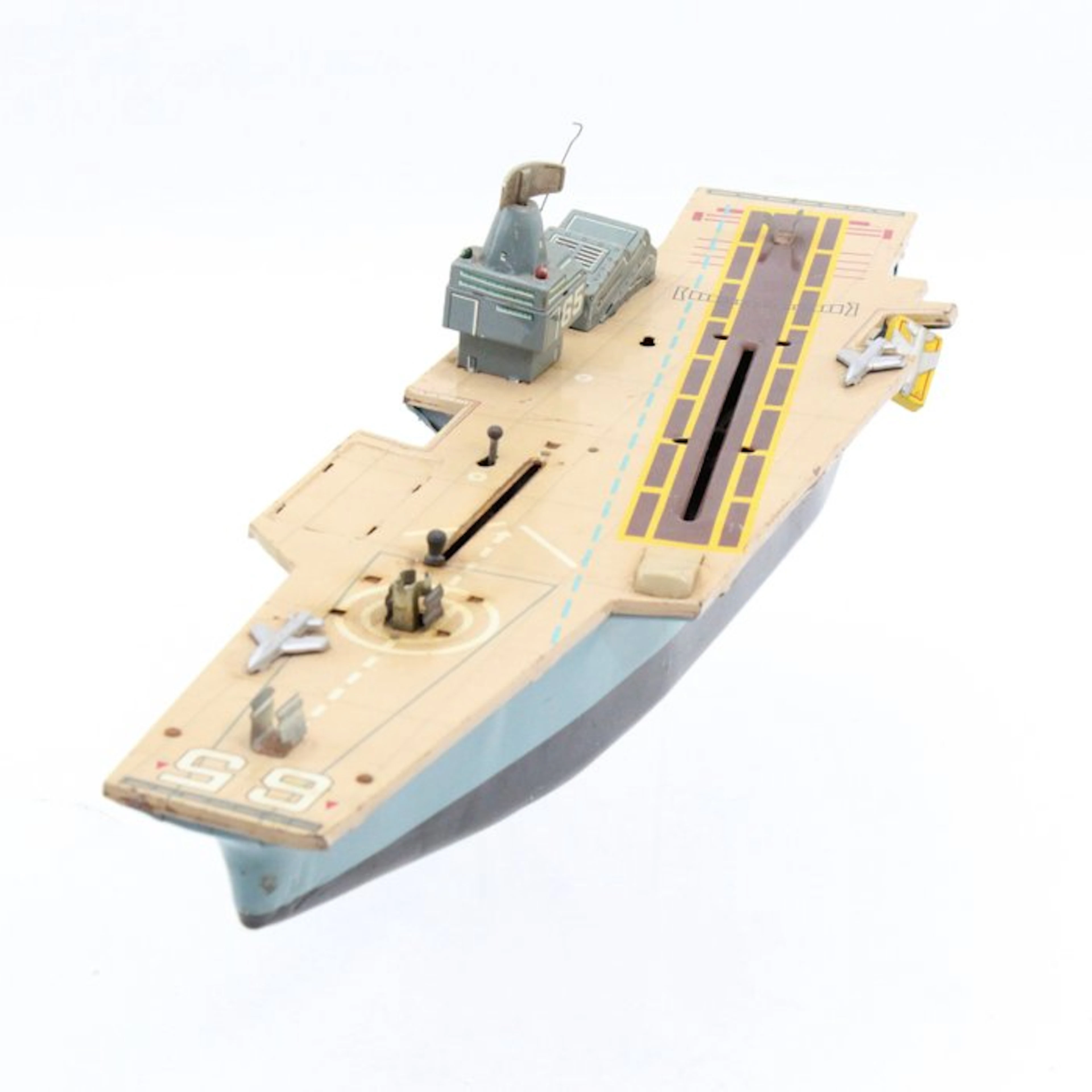 Marx - Tin toy - Vliegdekschip, 51 cm - 1960-1970 - Japan