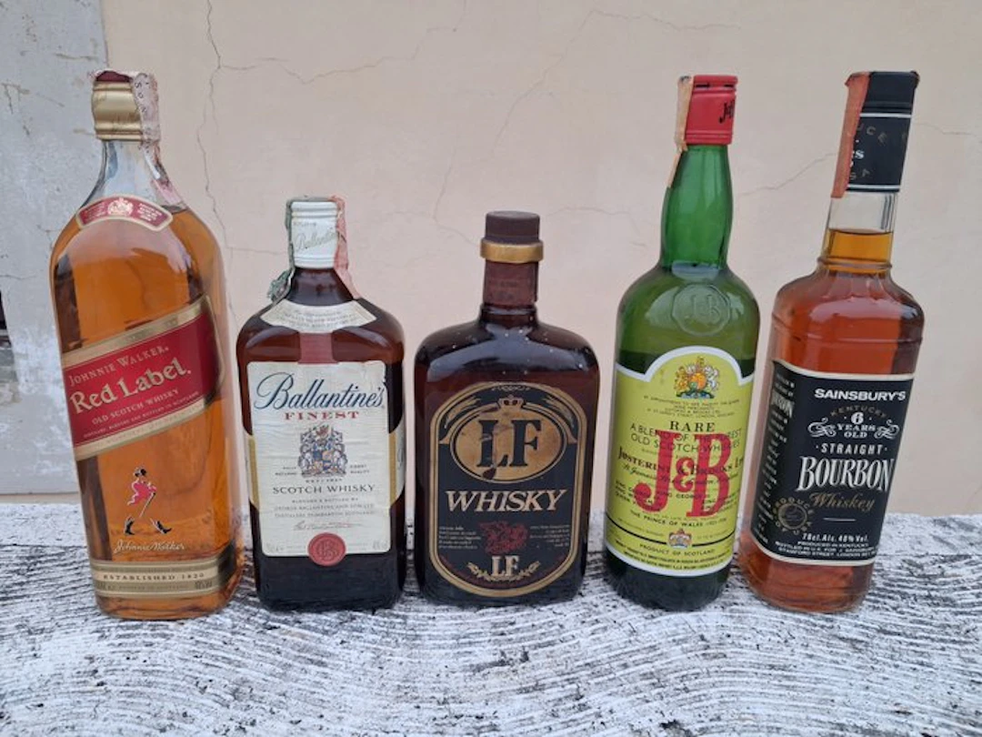 Johnnie Walker Red Label + Ballantine's Finest + LF...