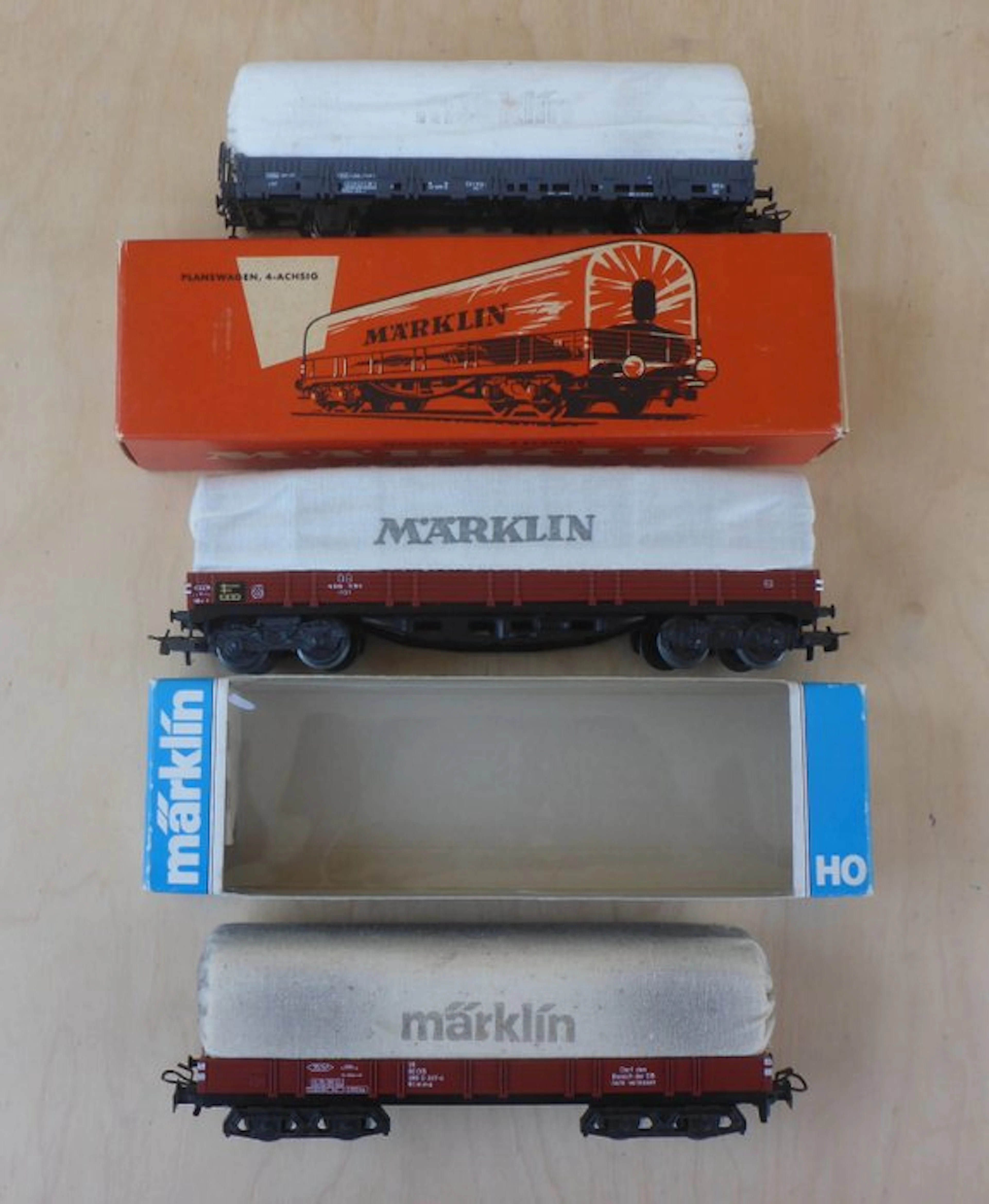 Märklin H0 - 4475 4517 - Model train freight carriage (3)...