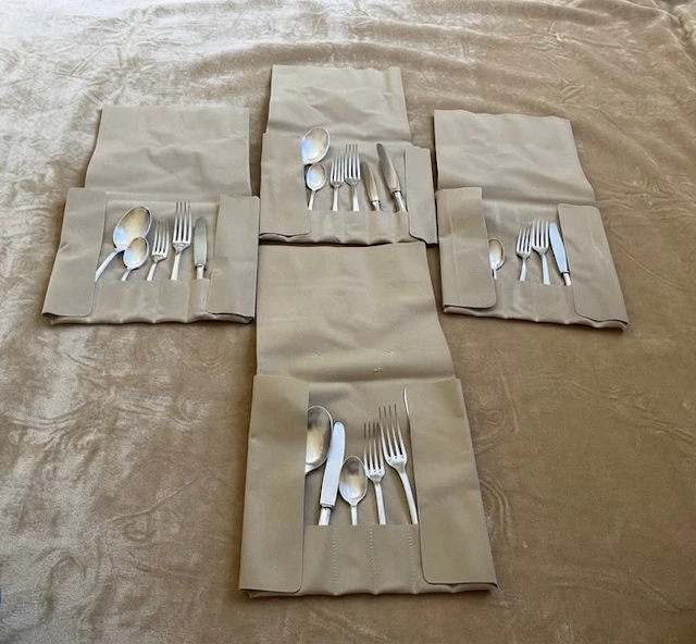 Christofle - Luc Lanel - Cutlery set (24) - America - Silverplated - Vintage