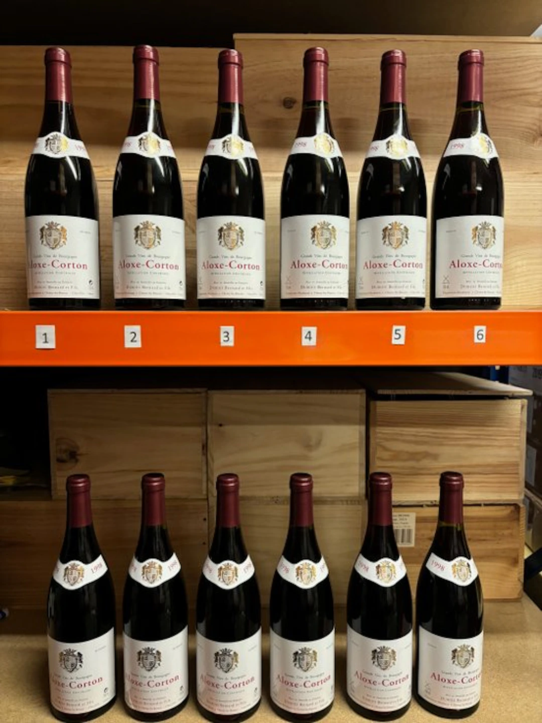1998 Dubois Bernard et Fils - Aloxe-Corton - 12 Bottles (0.75L)