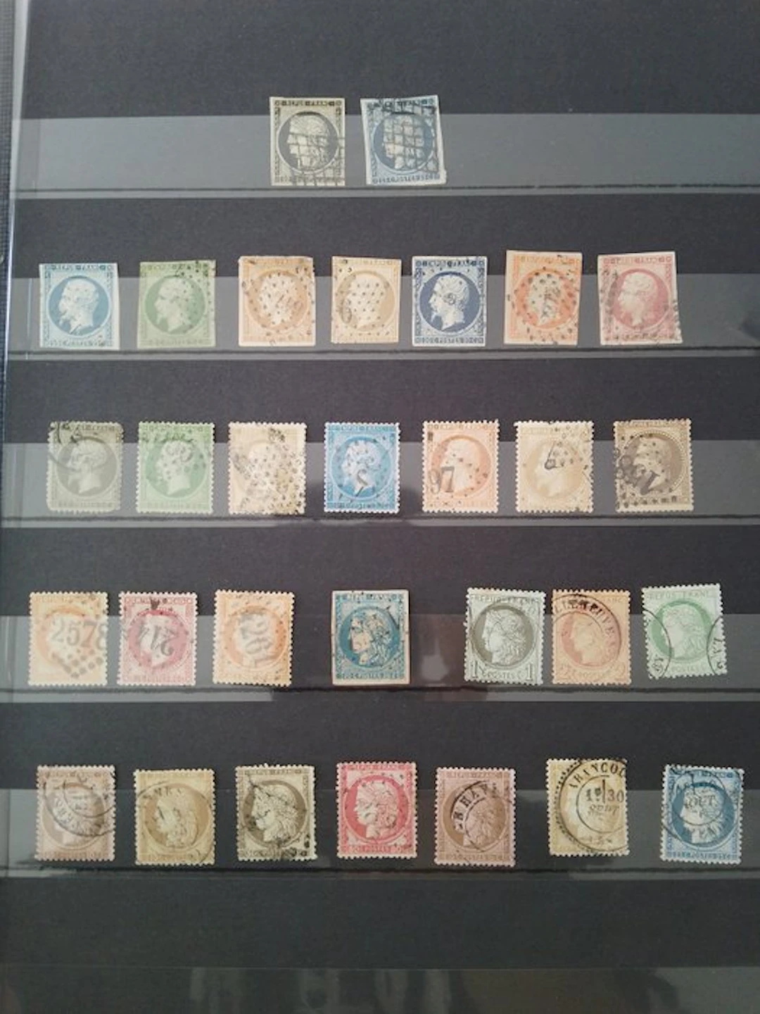 France 1849/1874 - Stamp collection France Ceres/Napoléon
