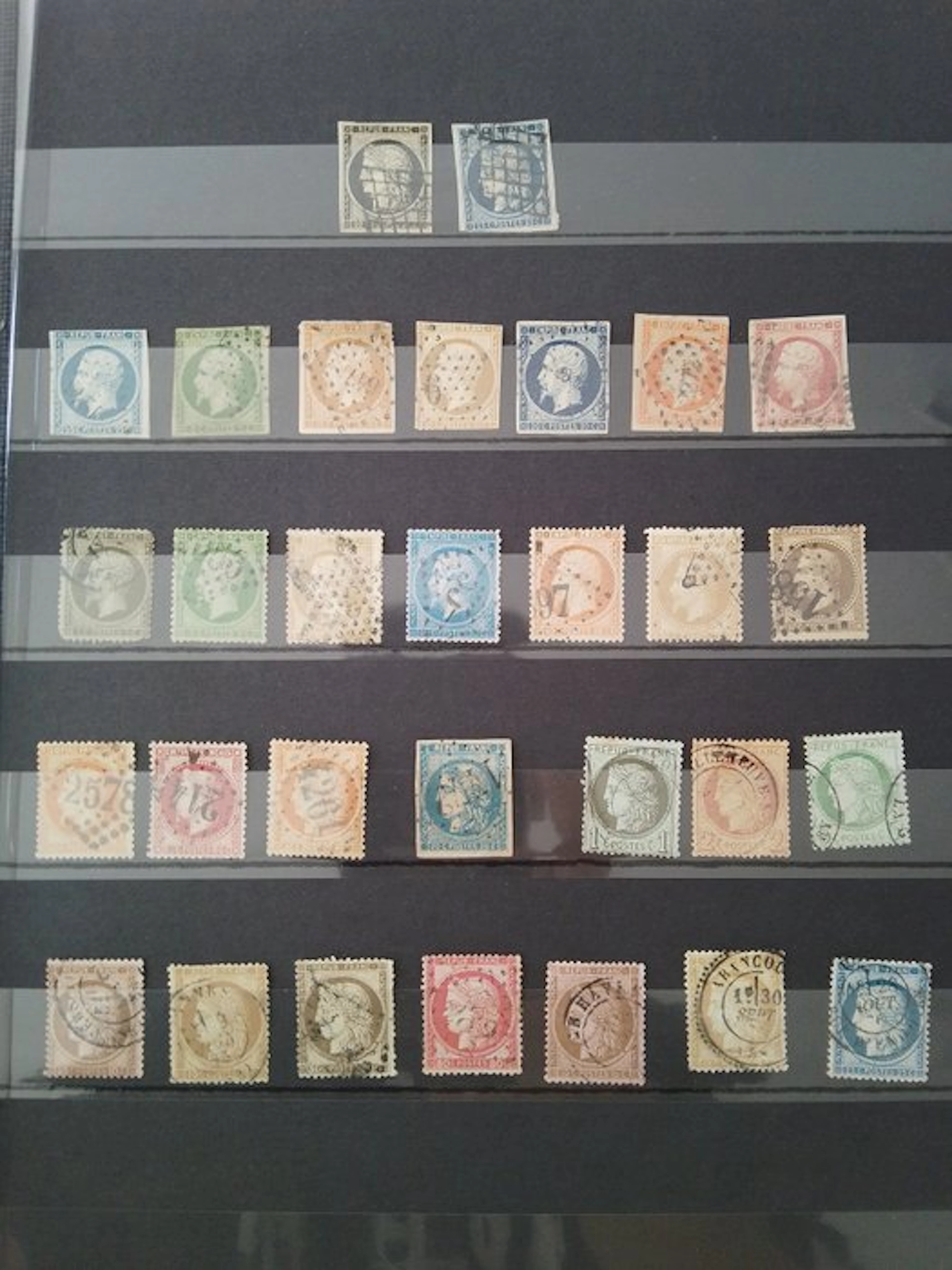 France 1849/1874 - Stamp collection France Ceres/Napoléon