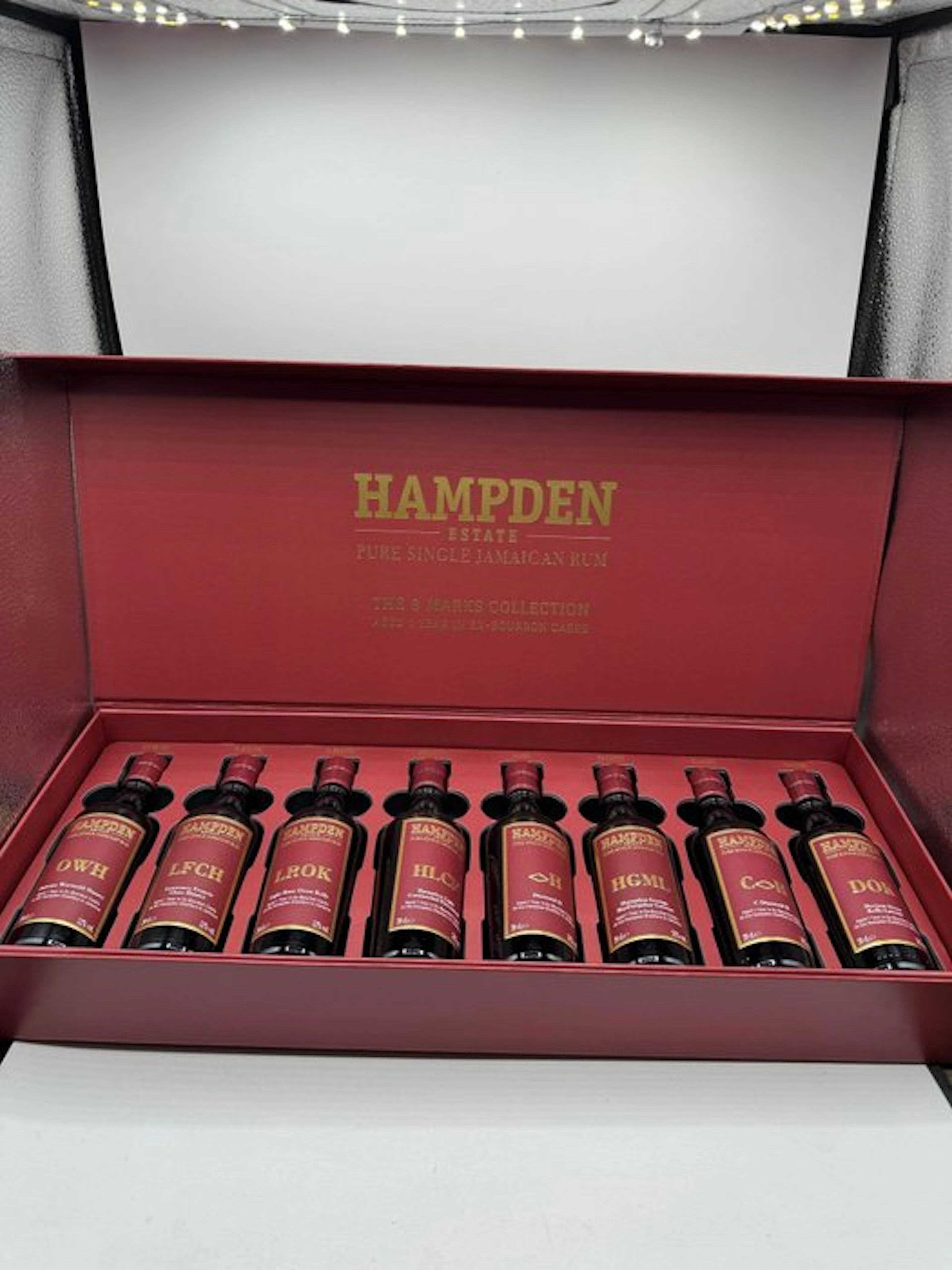 Hampden - 8 Marks Collection tasting kit Red Ex Bourbon Casks - b