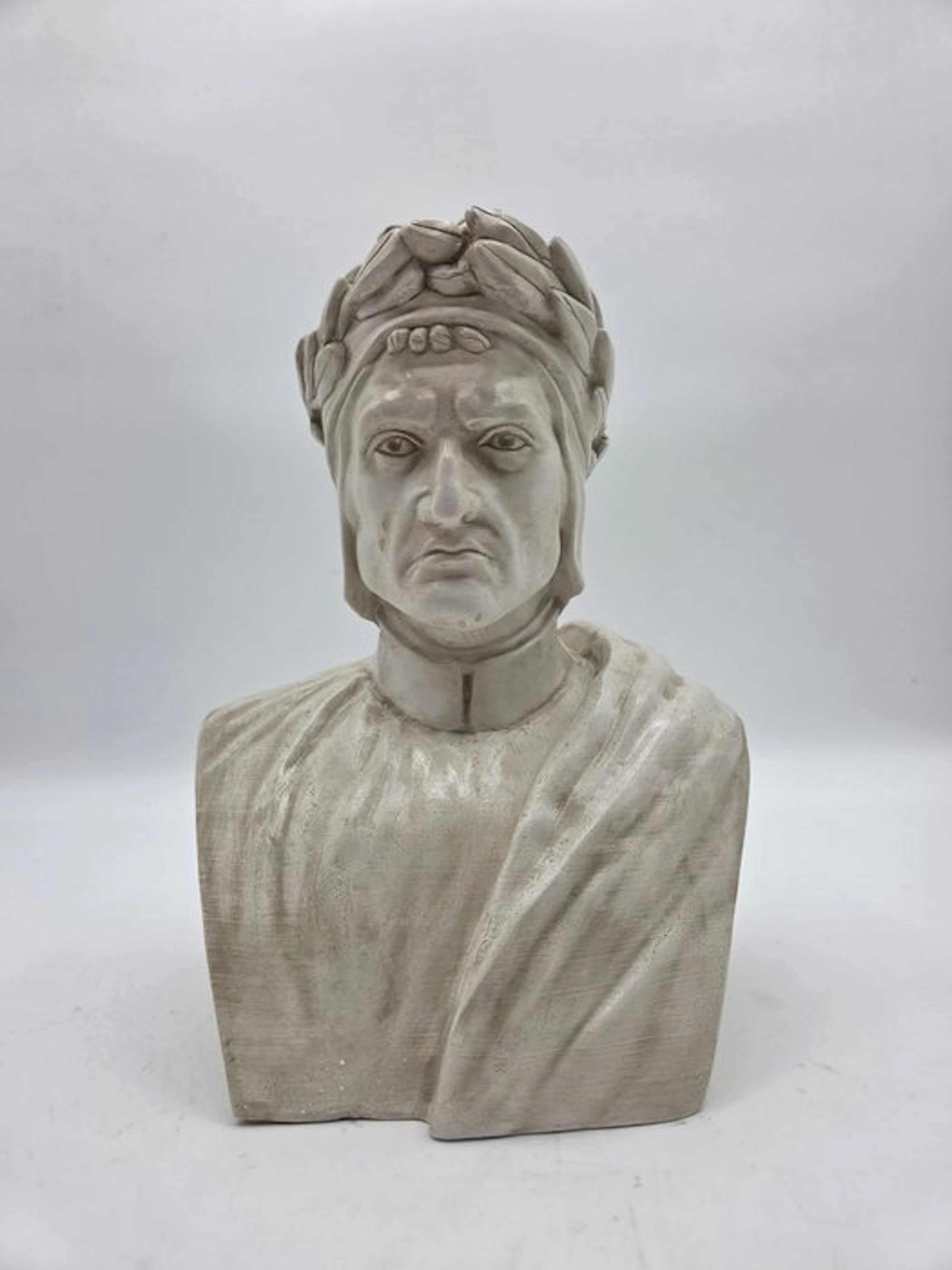 Sculpture, Busto di Dante Alighieri - 31 cm - marble powder