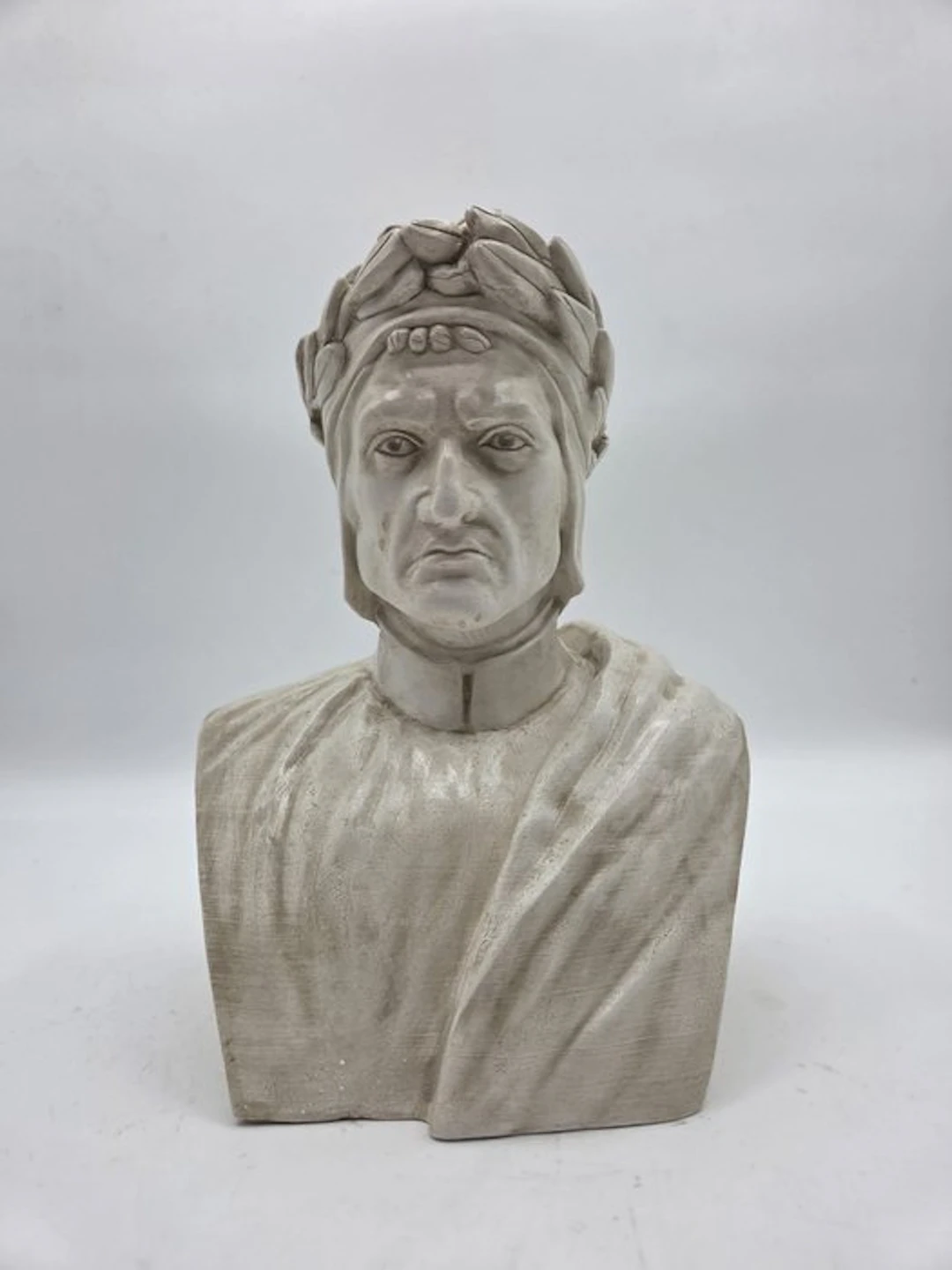 Sculpture, Busto di Dante Alighieri - 31 cm - marble powder