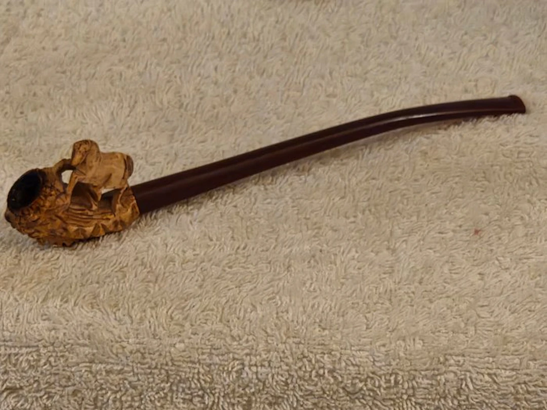 Wien - Pferd - Meerschaum pipe - Meerschaum-Bernstein