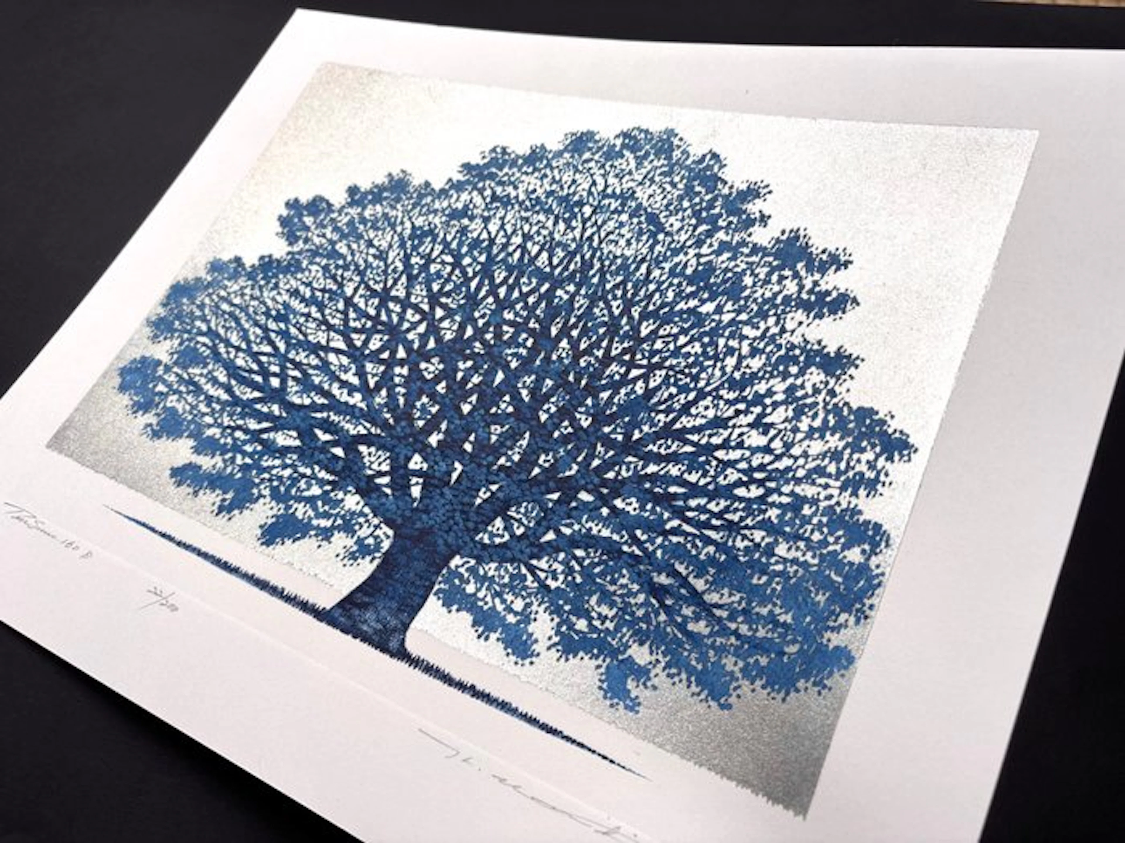 "Tree Scene 160B" - Limited 22/200 - Silver edition...