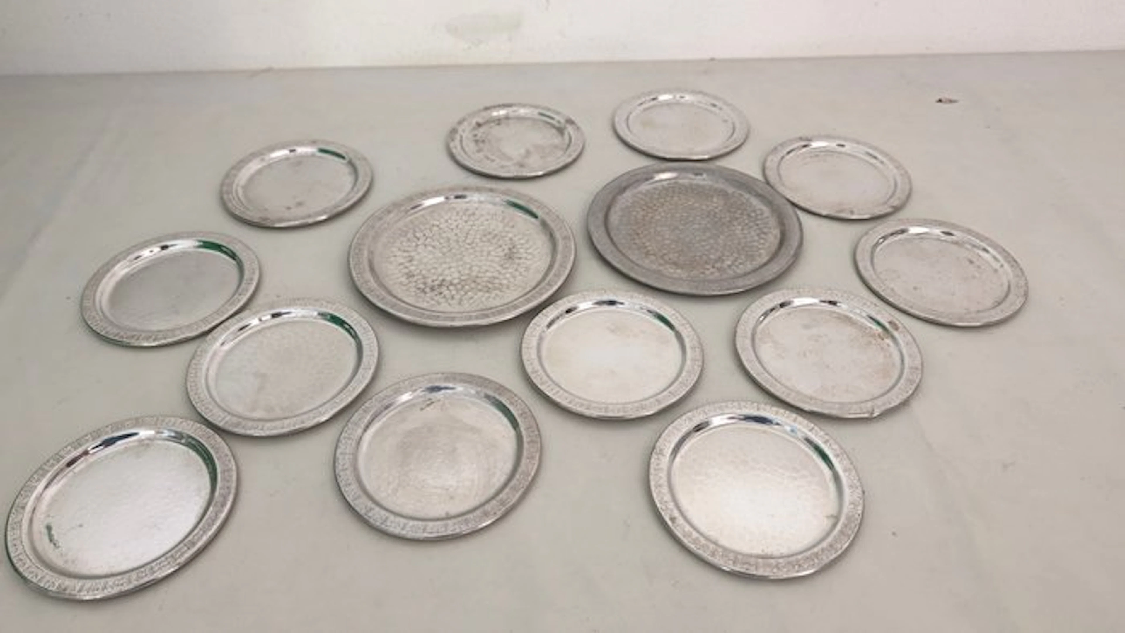 Alessi - Coaster (14) - Spelter - For 12 people