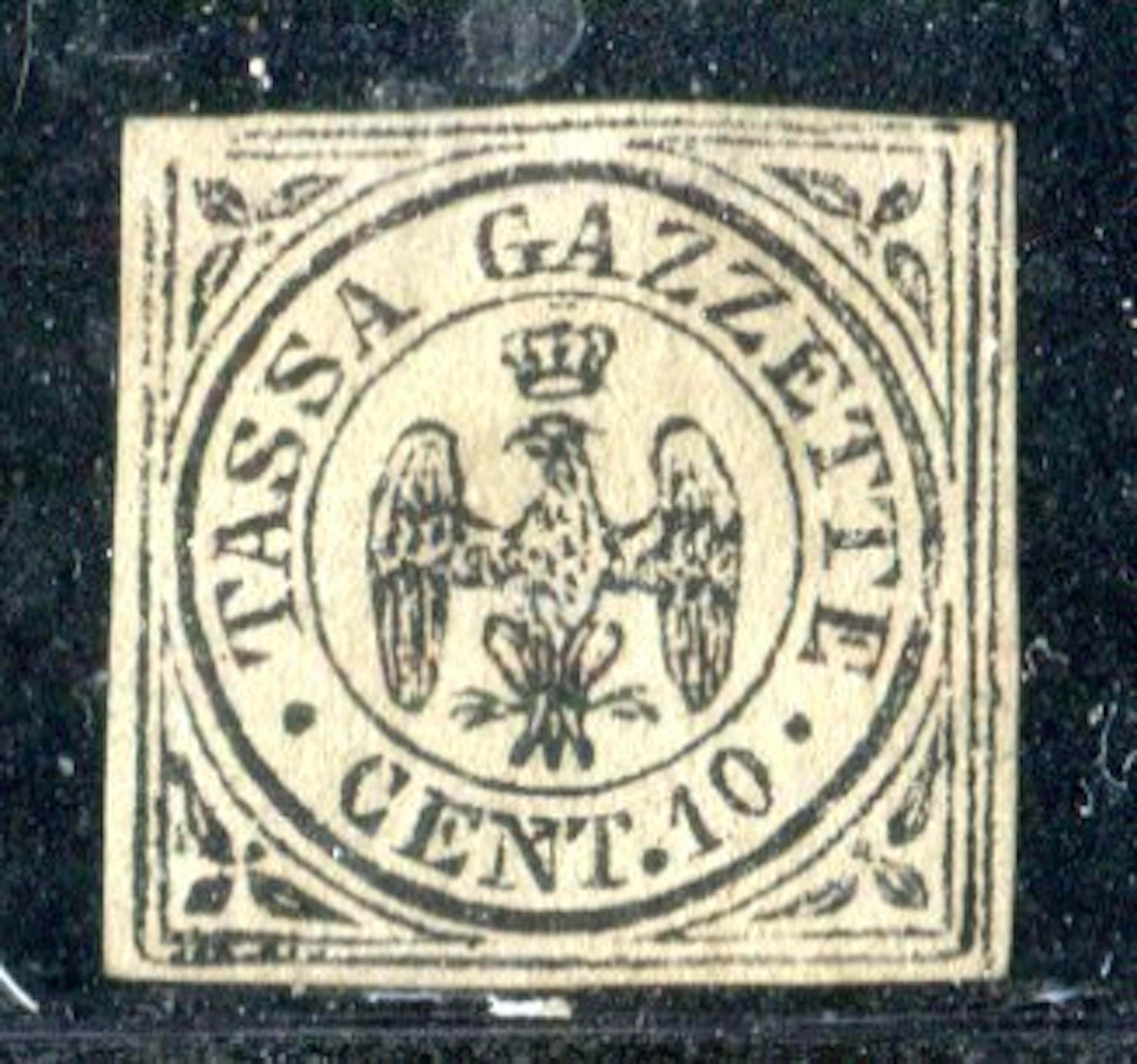 Italian Ancient States - Modena 1859 - Revenue stamp 'Aquilotto' not issued