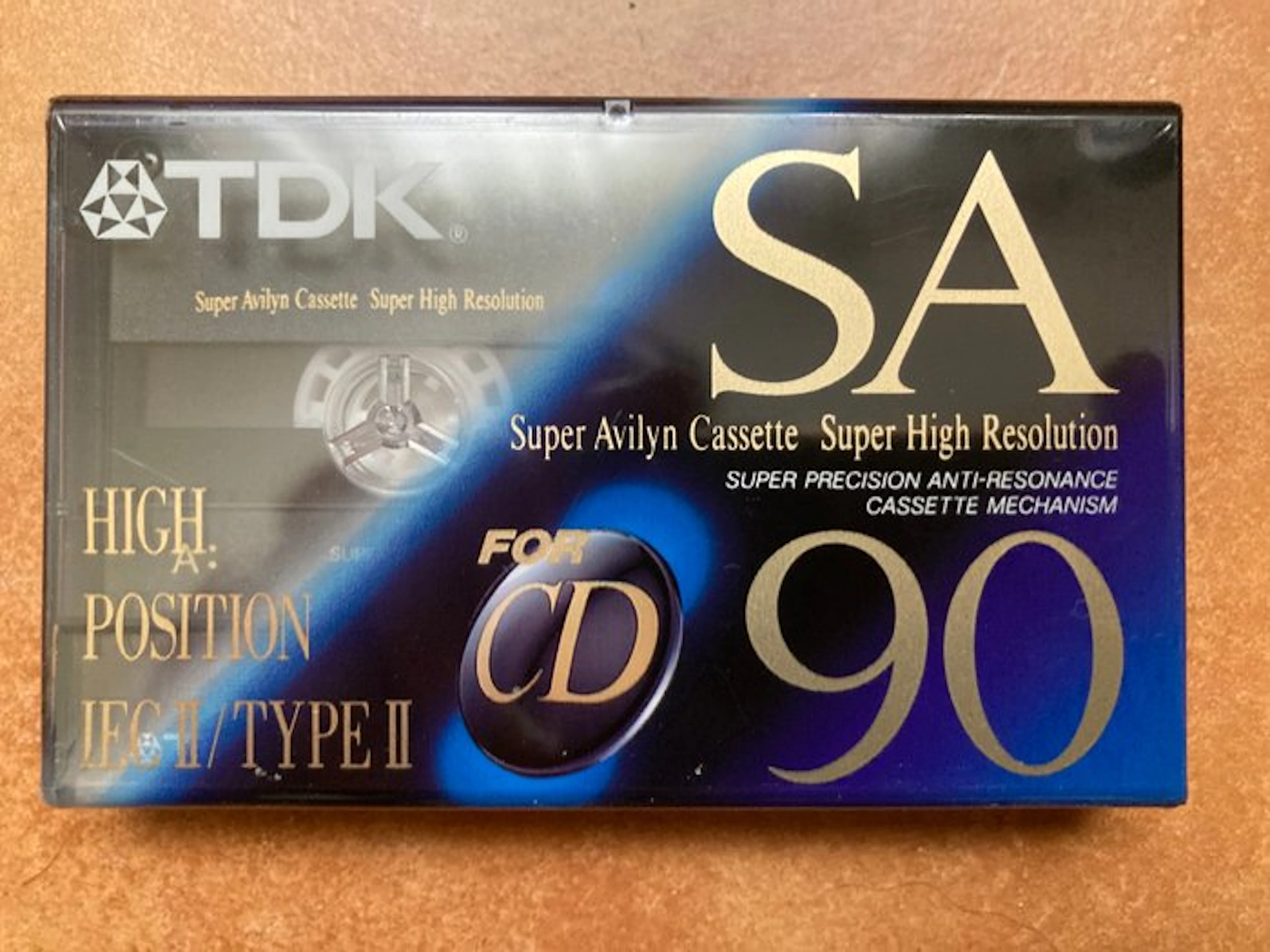 TDK - SA 90 IEC II / Type II (High Position) Blank audio cassette