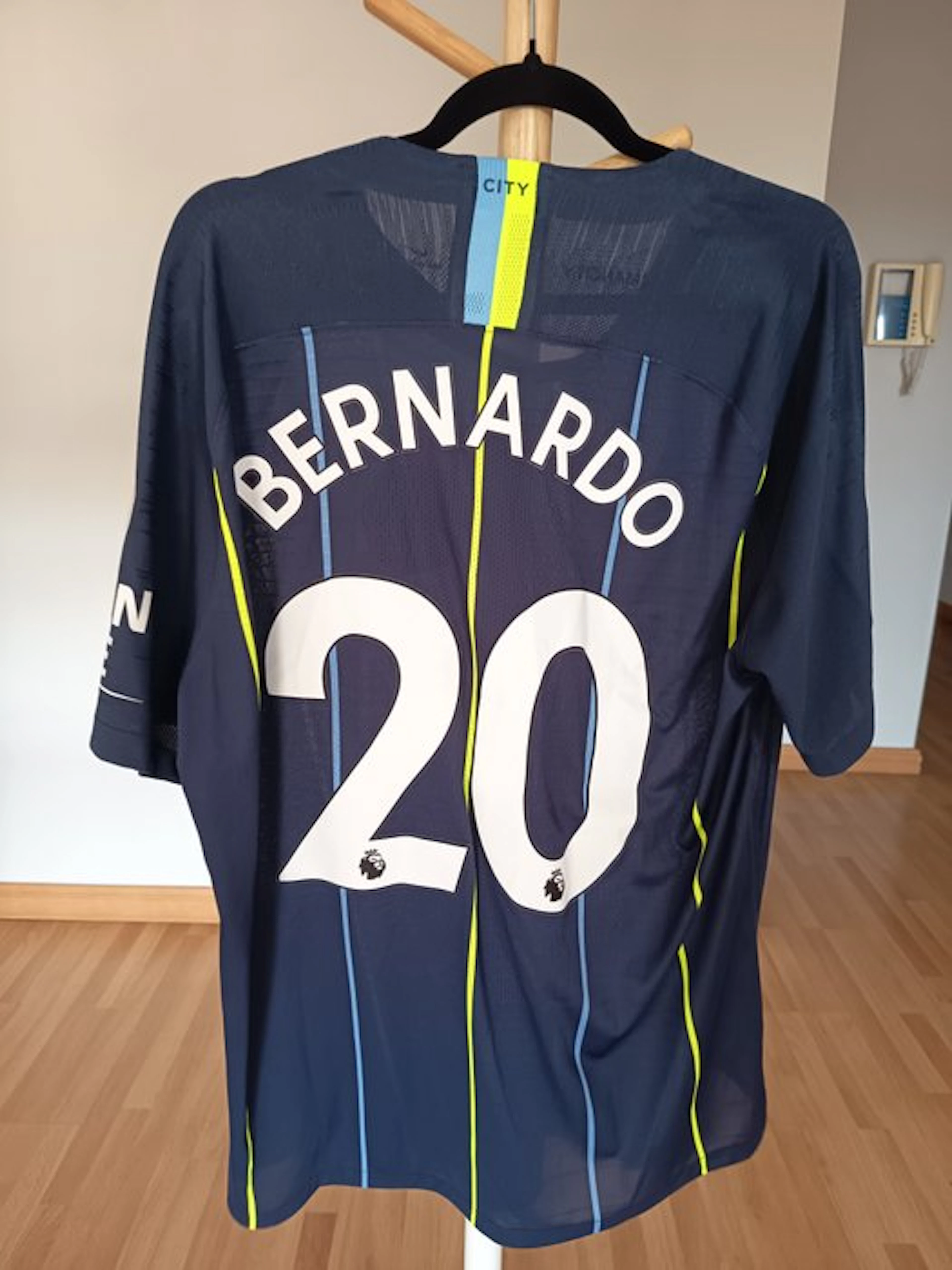 Manchester City - Premier League - Bernardo Silva - 2017 - Football shirt