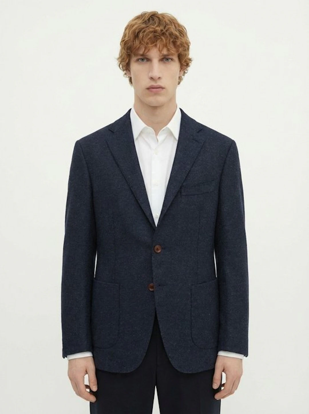 BURBERRY - 50 IT - Blue Navy 3/2 Roll Jacket Sport Coat...