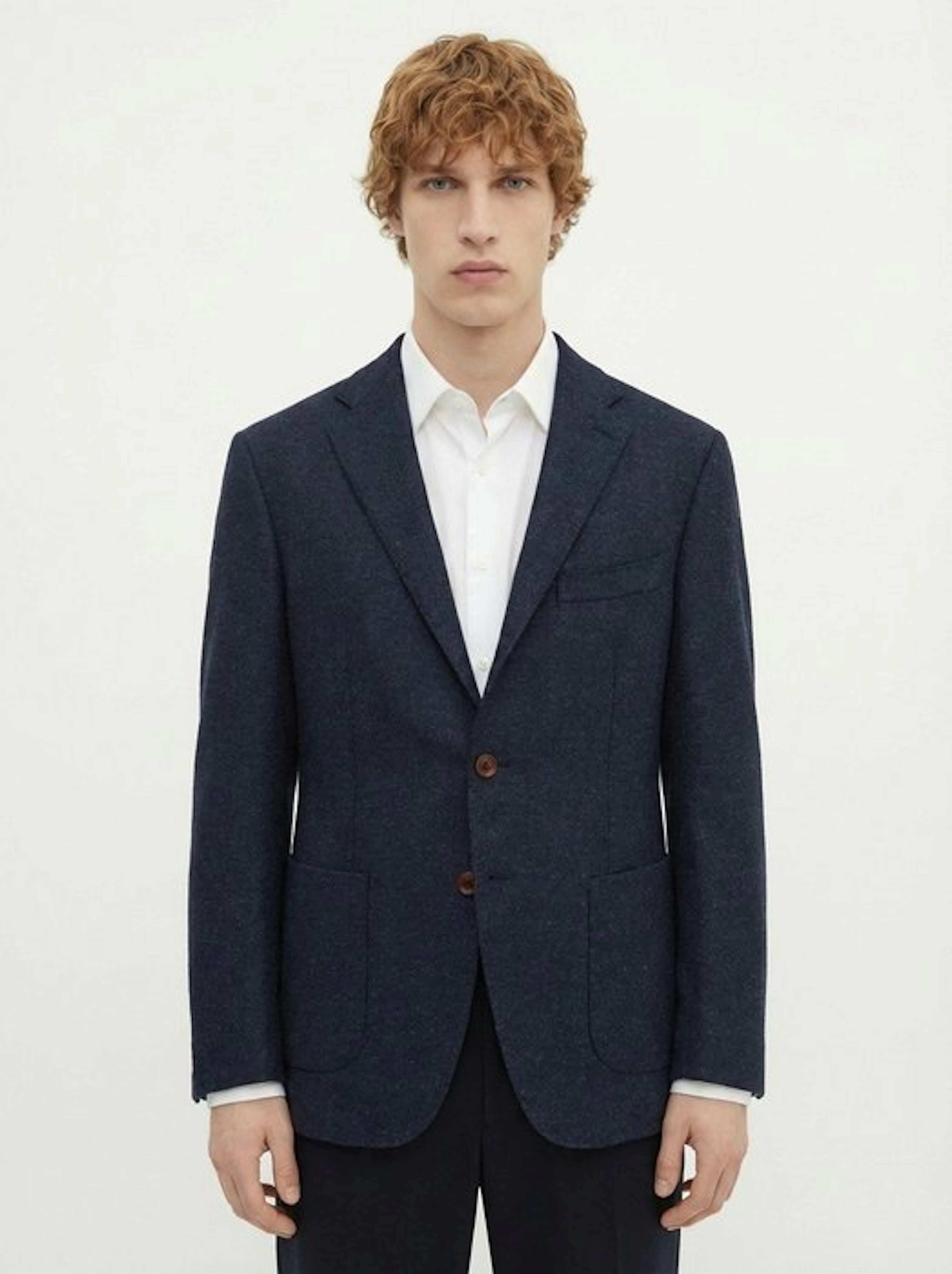 BURBERRY - 50 IT - Blue Navy 3/2 Roll Jacket Sport Coat...