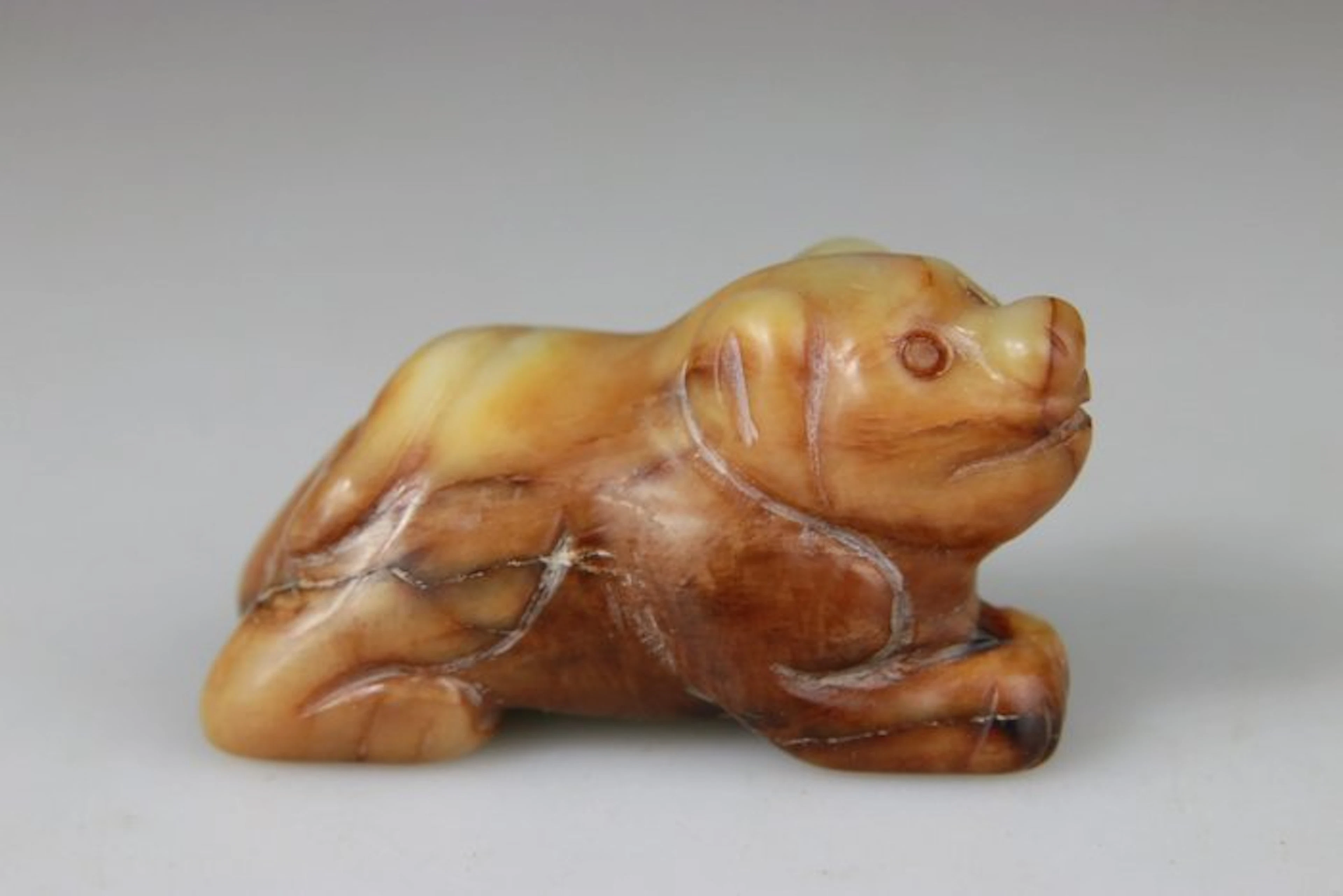 Rare Chinese Chimera Beast – Sculpture - Soapstone...
