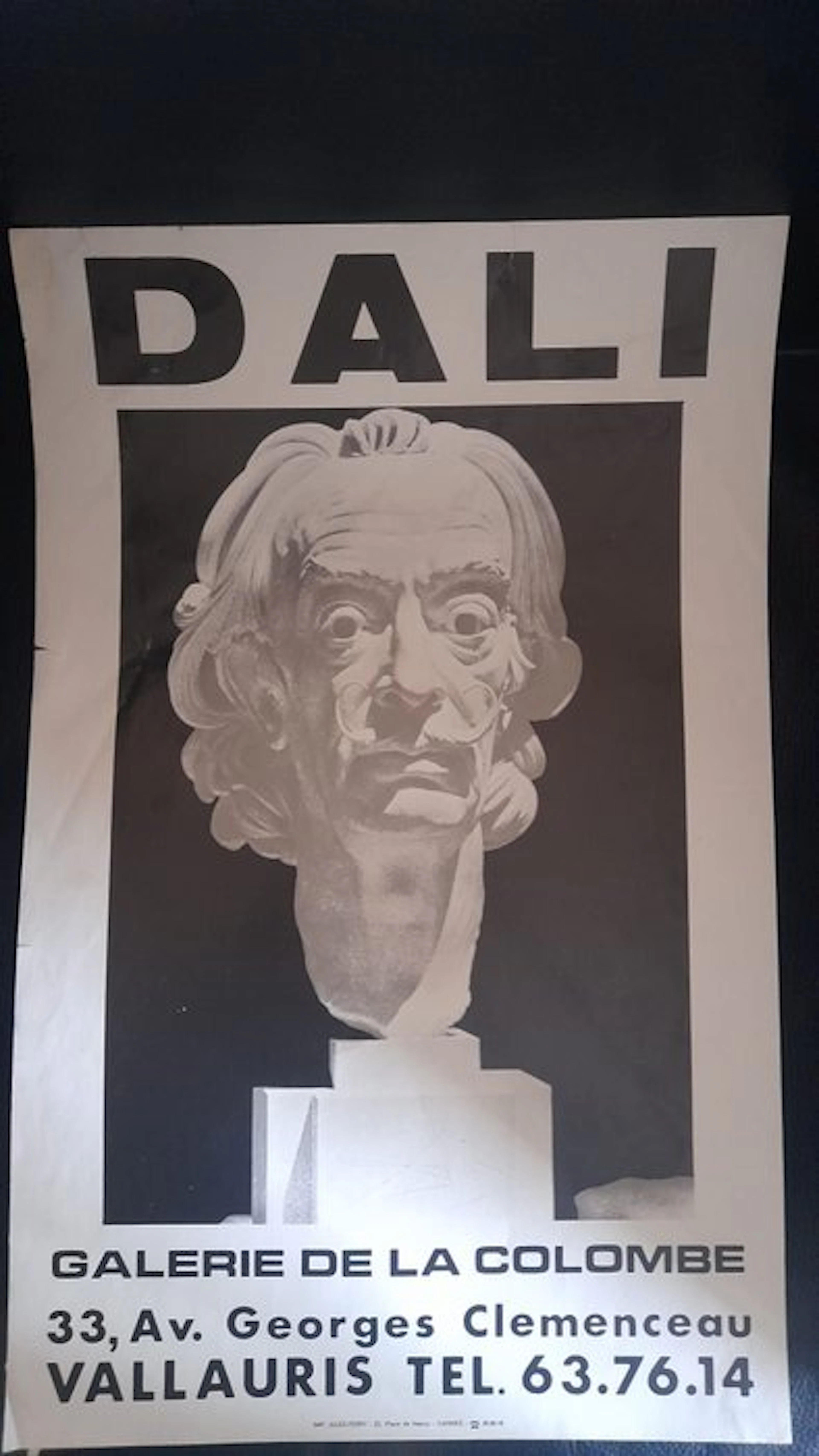 Salvador Dali - imprimerie Jules Ferry Cannes 1966 - DALI-SCULPTURE - 1960s