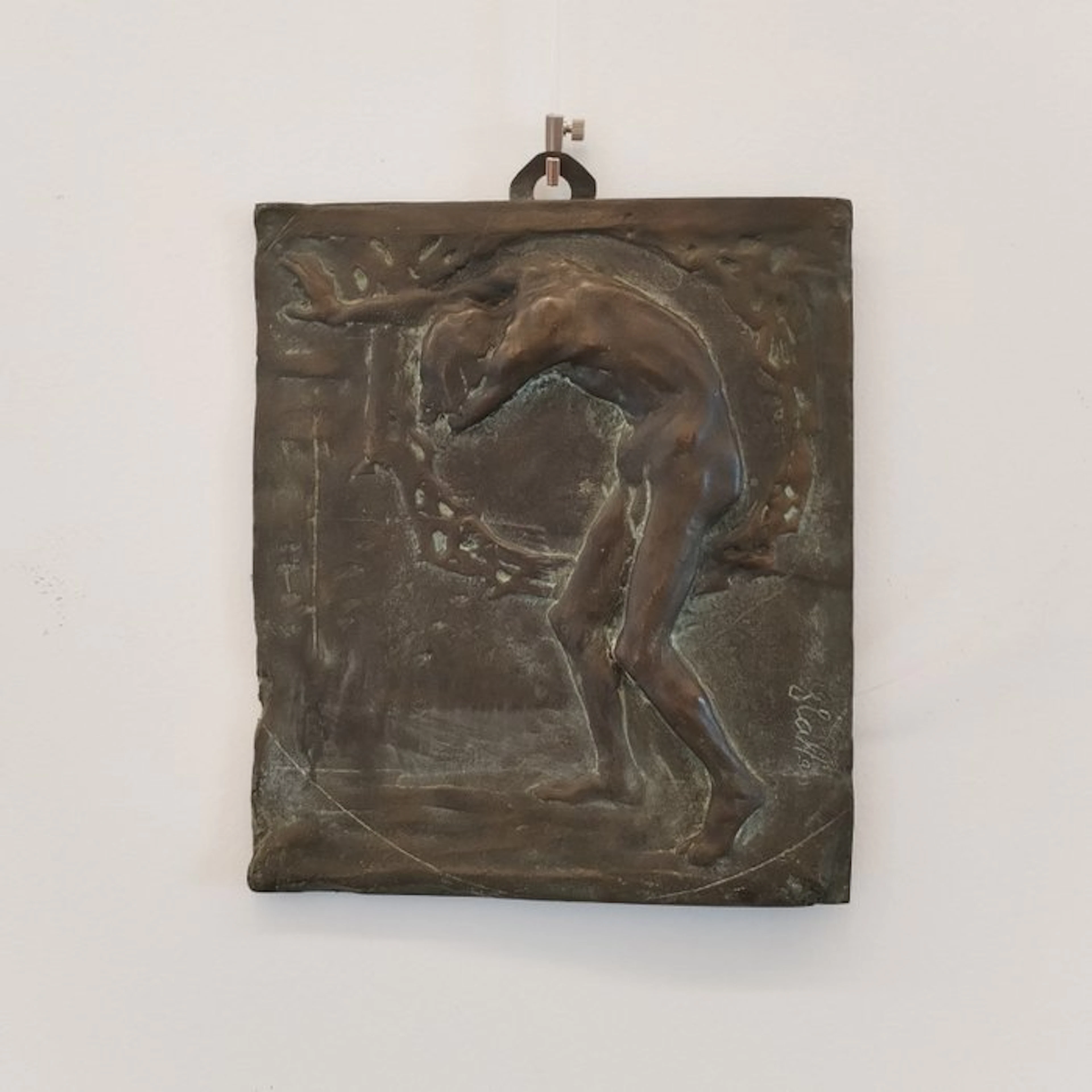 Callegari Sante - Relief, Adamo cacciato dal paradiso terrestre -