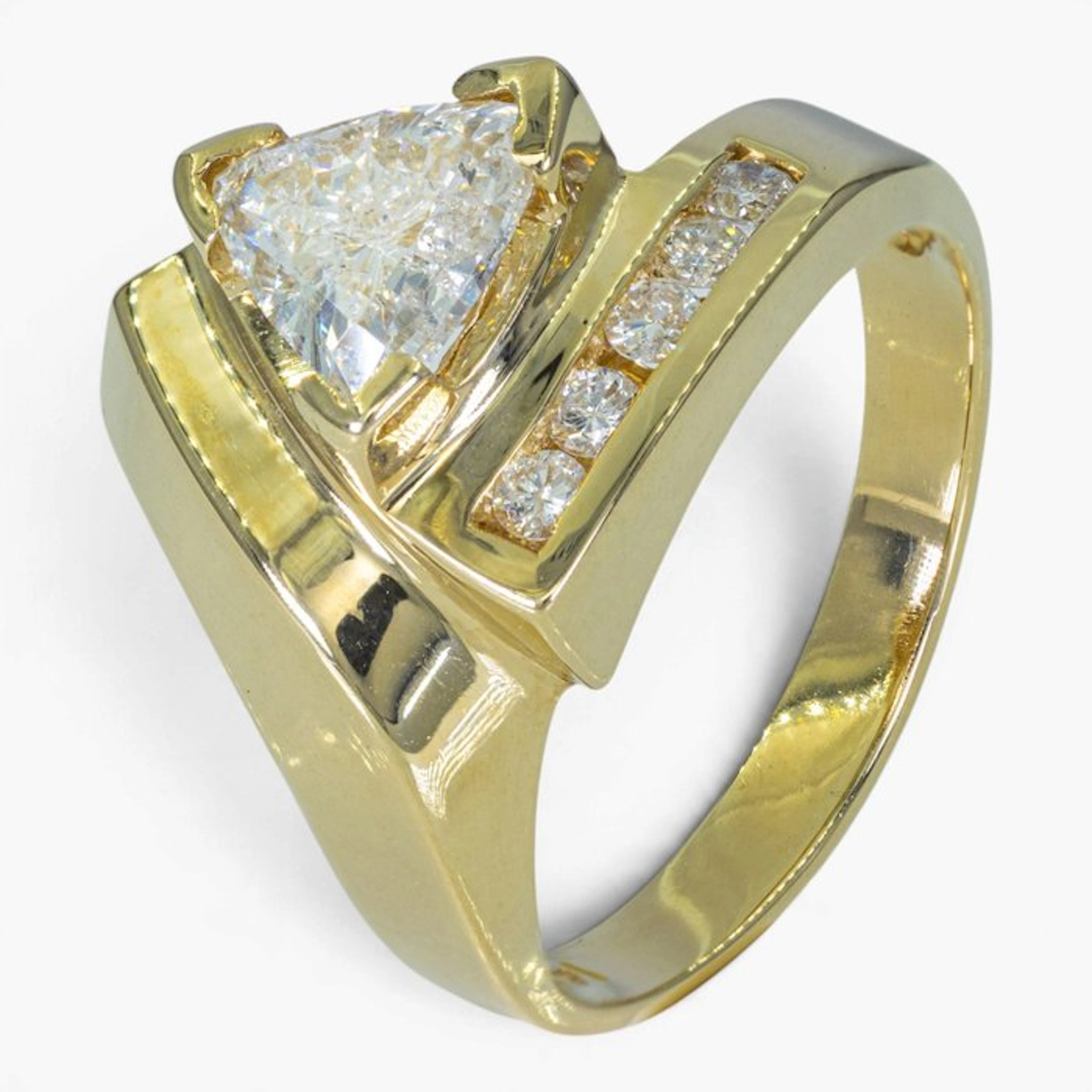 No reserve price - Ring - 14 kt
