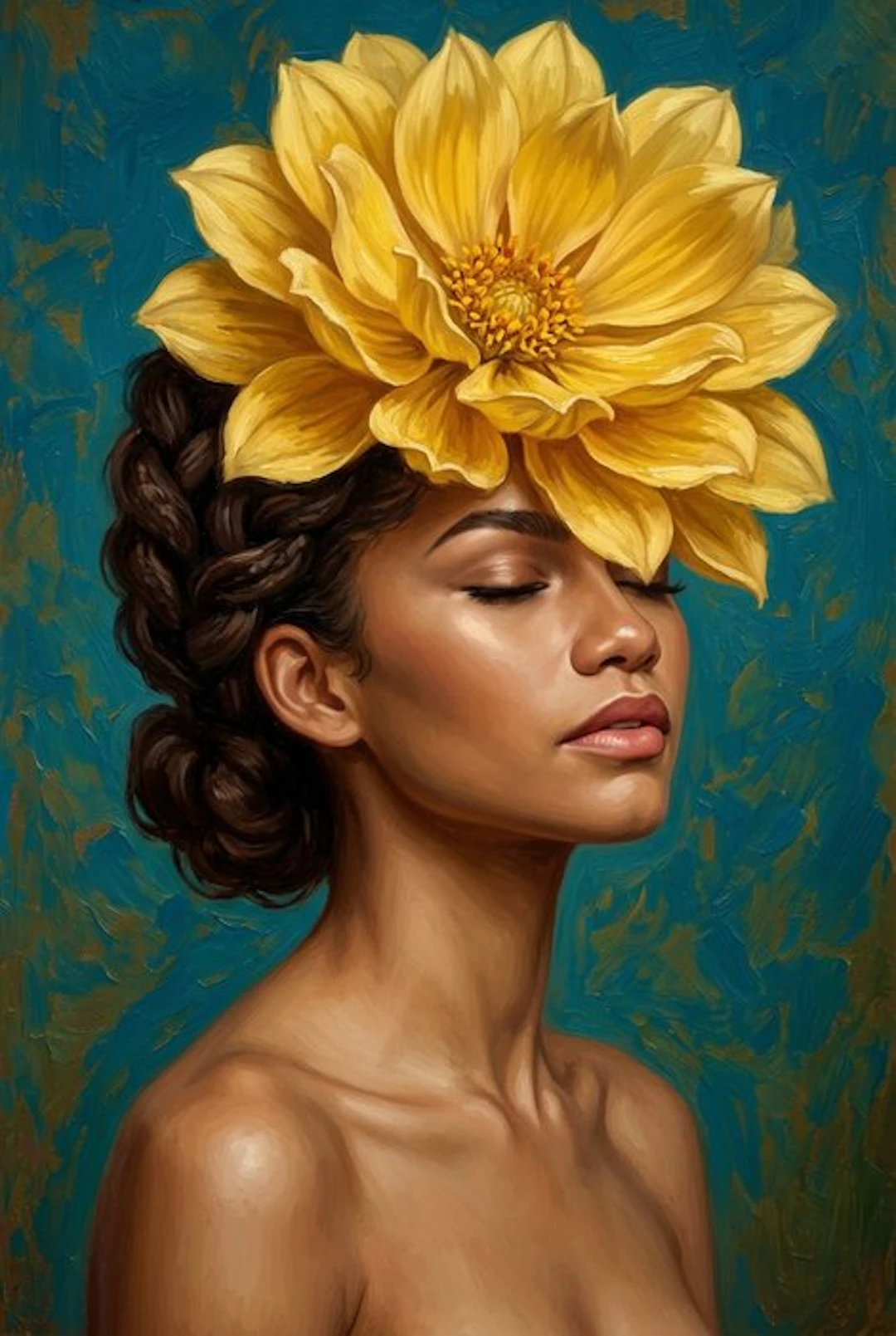 I_KONIQ - The Yellow Zendaya flower