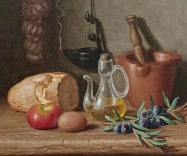 Escuela Hiperrealista Europea (XX) - Bodegón tradicional