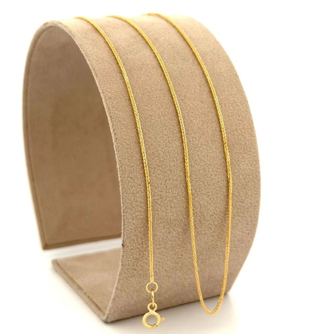 Necklace - 18 kt. Yellow gold - Spiga - 42 cm
