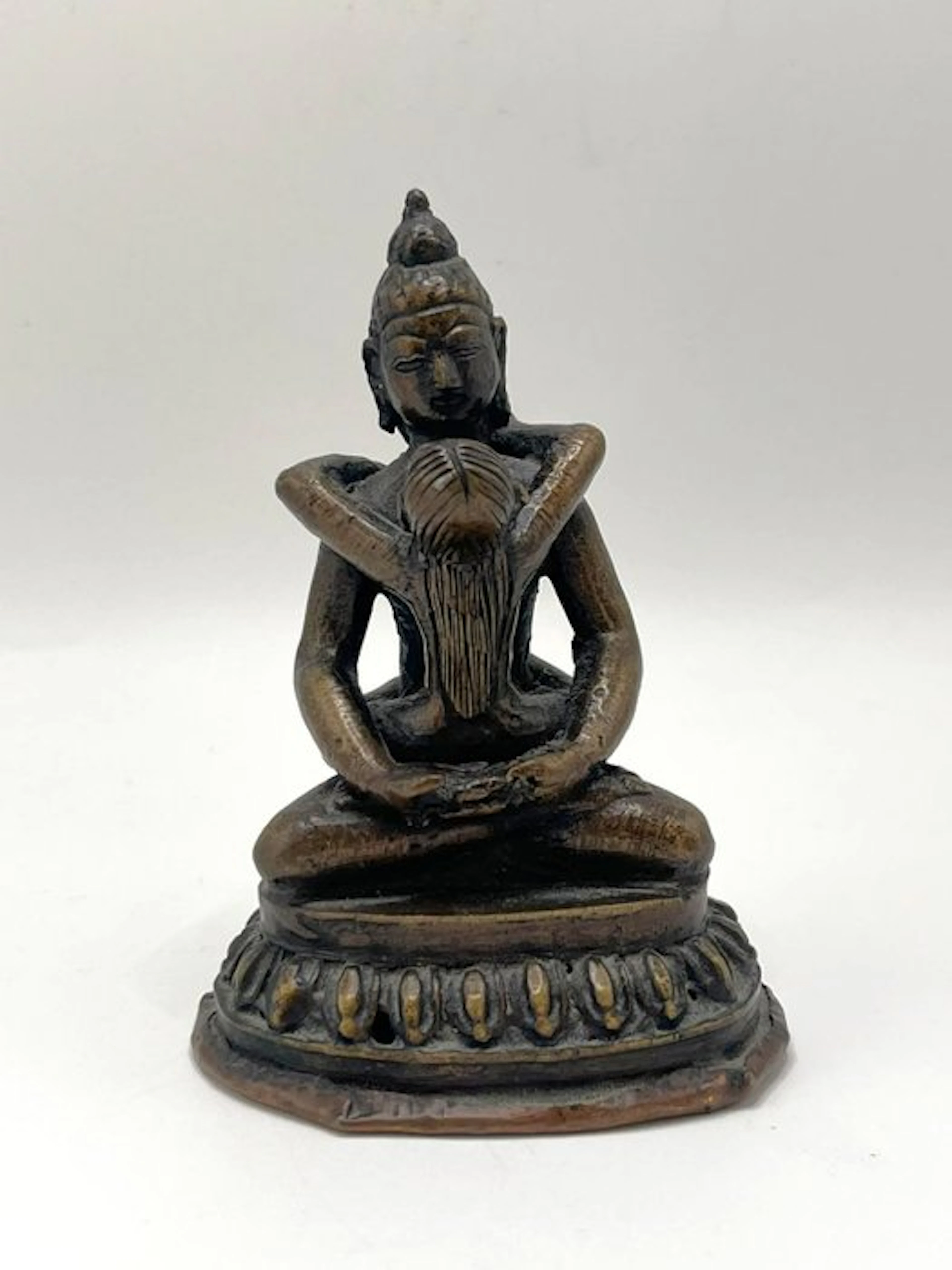 Estatua de Samantabhadra Yab-Yum - Bronze - Nepal (No reserve price)