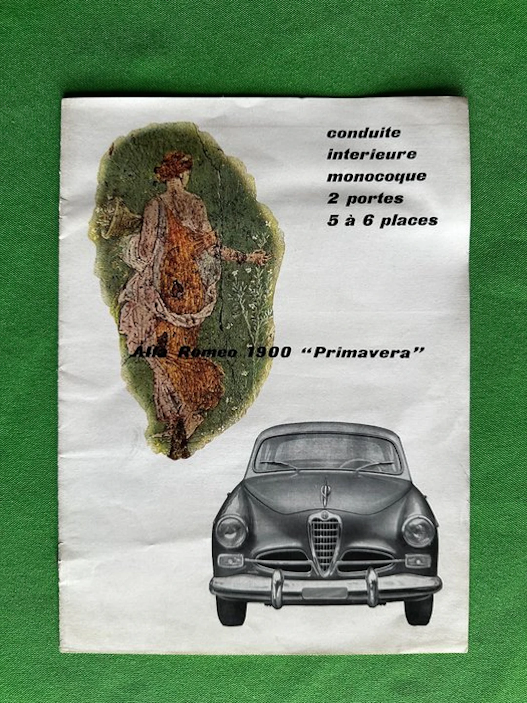 Brochure - Alfa Romeo - 1900 "Primavera" - 1956