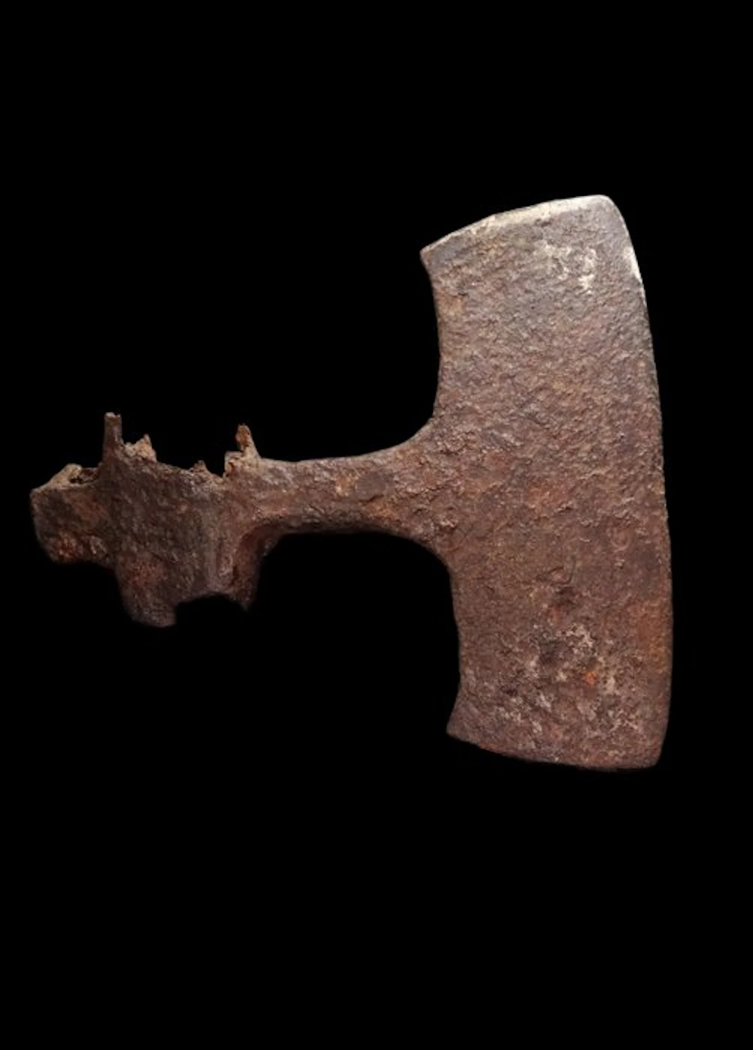 Medieval - Merovingian axe - found in 1886 at Orléans - 5th / 8th c.
