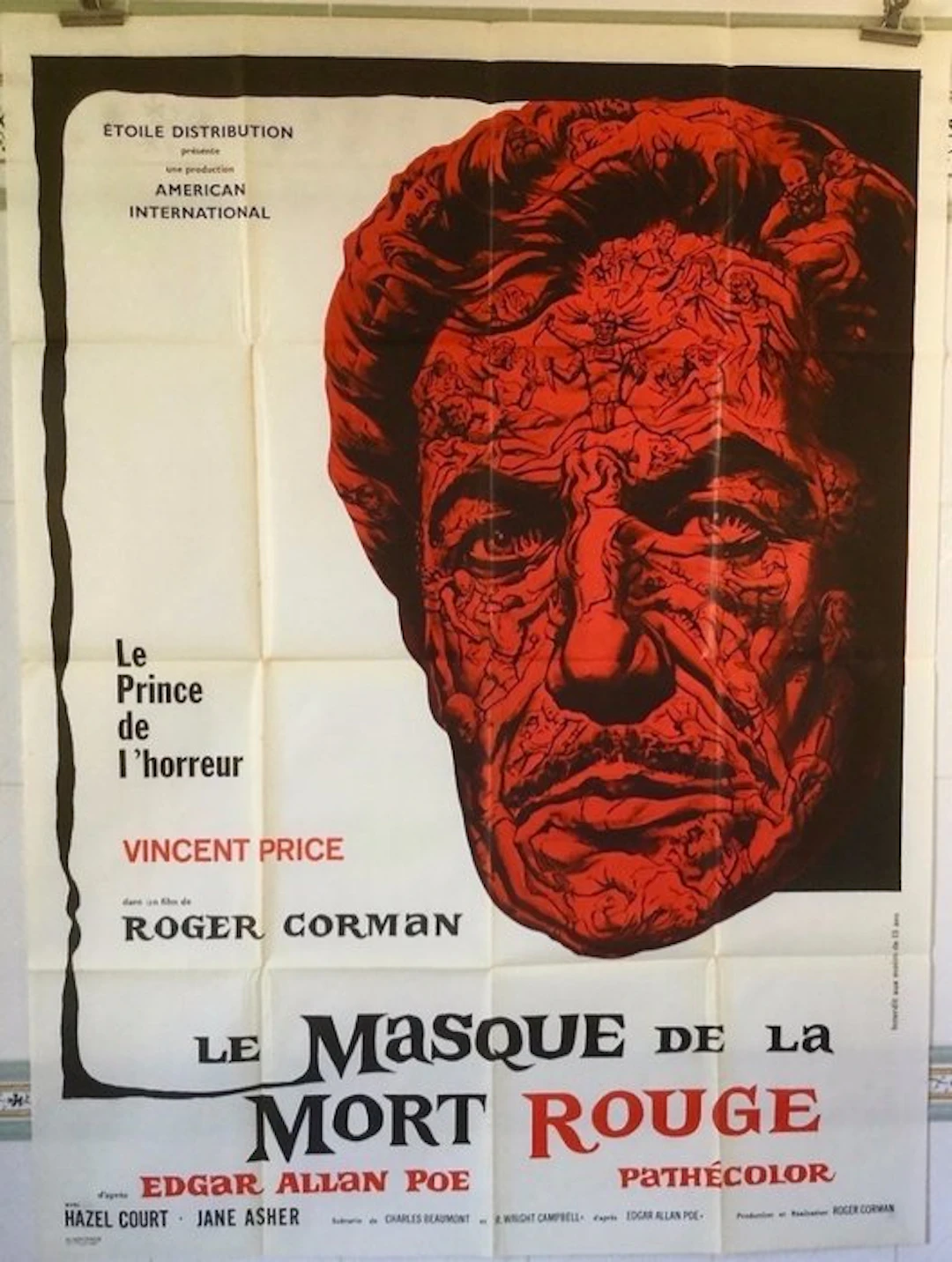 The masque of the red death (1964) - Vincent Price - Affiche