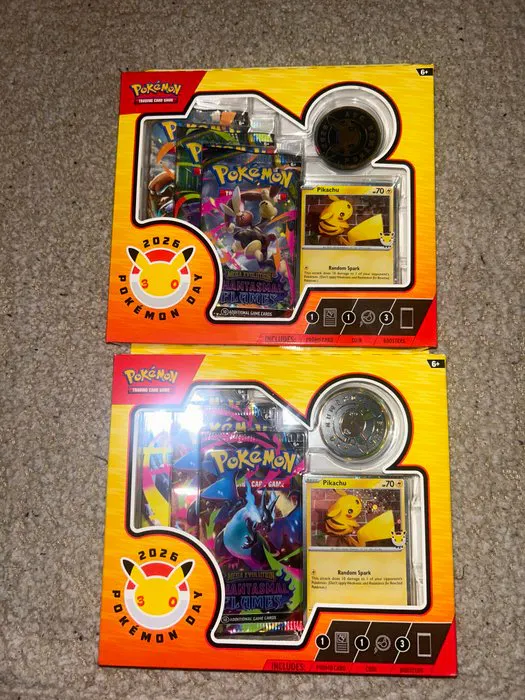 Pokémon - 2 Blister pack - Pokémon TCG: Pokémon Day 2026... | Barnebys