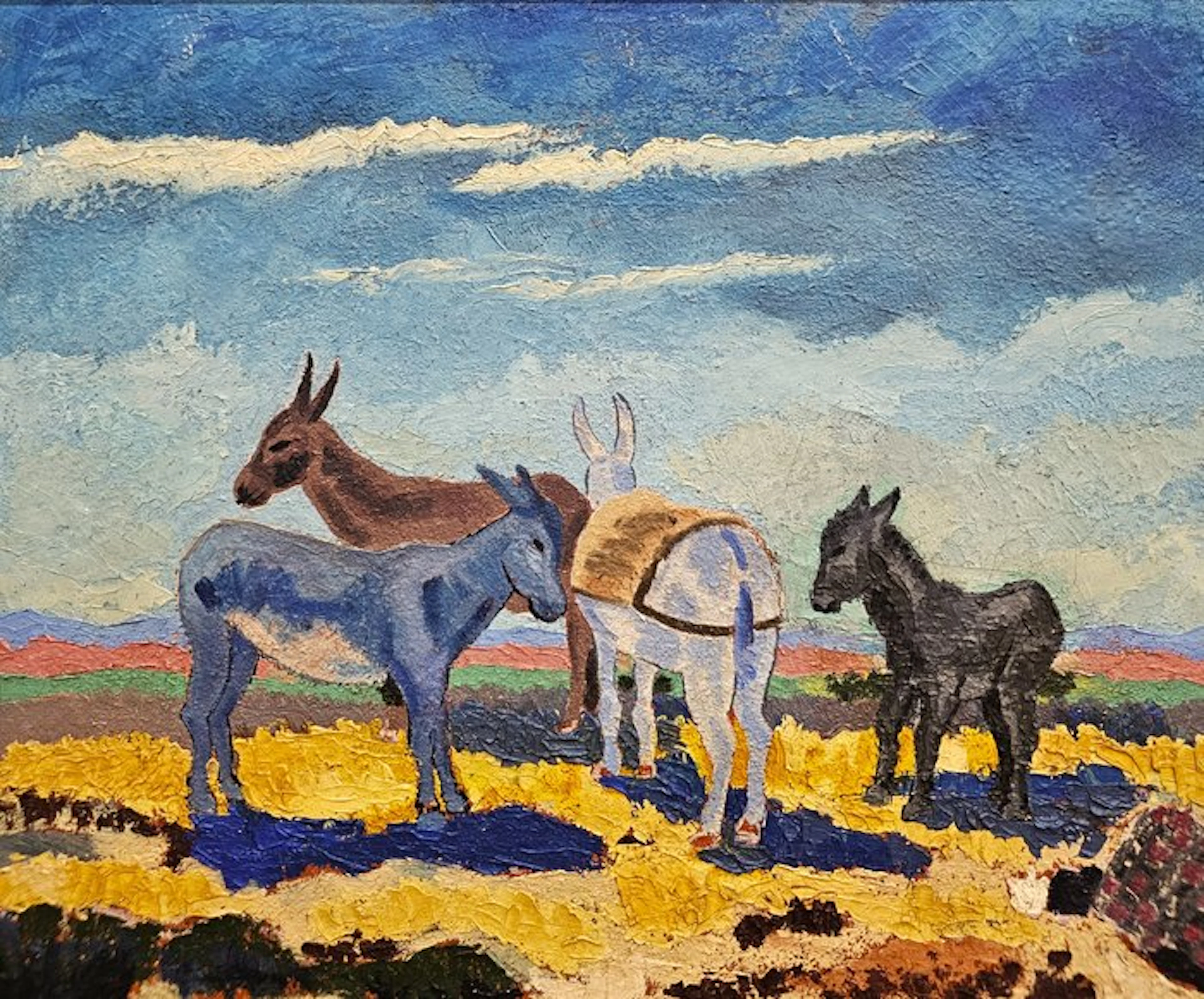 Circulo de Rafael Zabaleta Fuentes (1907-1960) - Burros