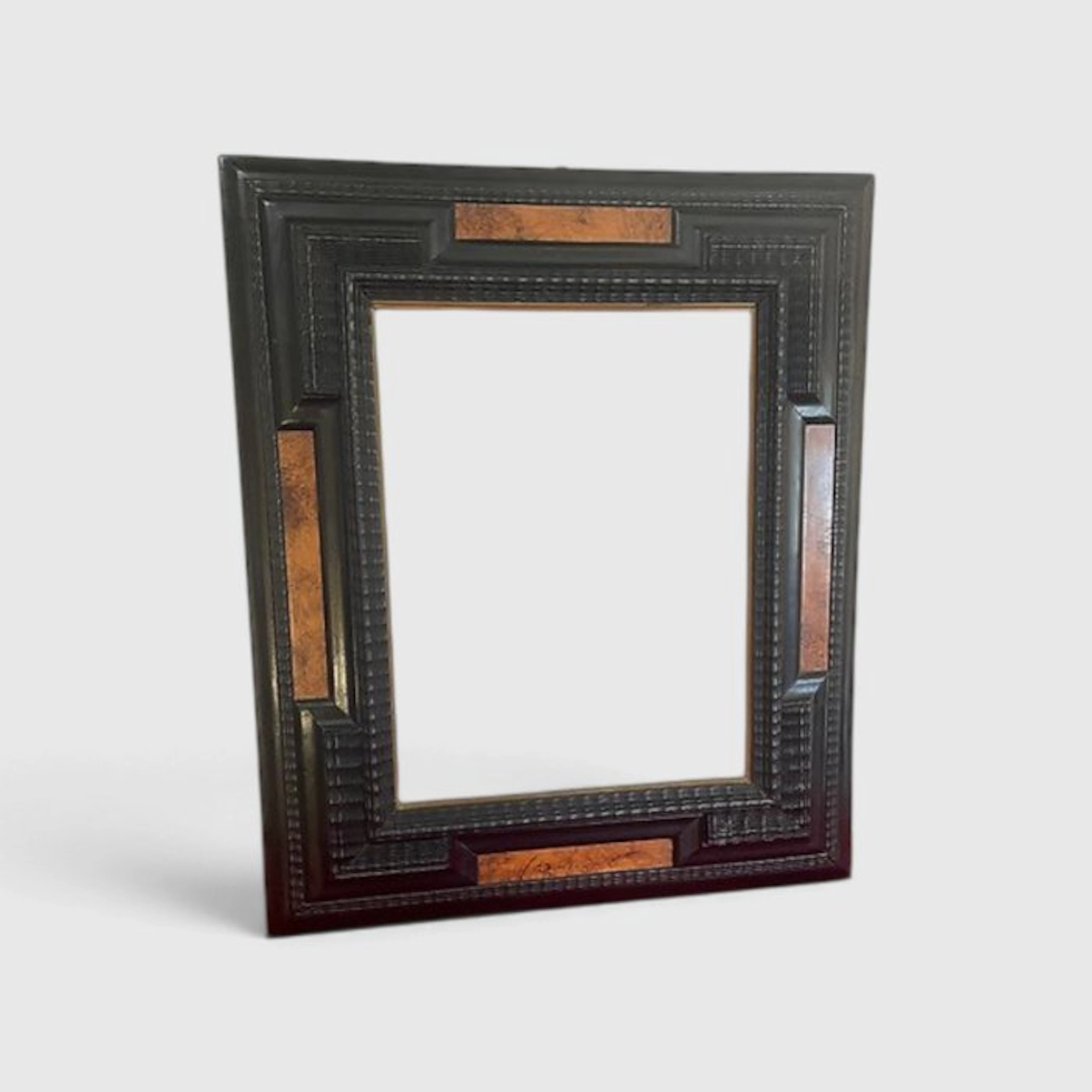 Frame - ebonized guilloché, 19th century