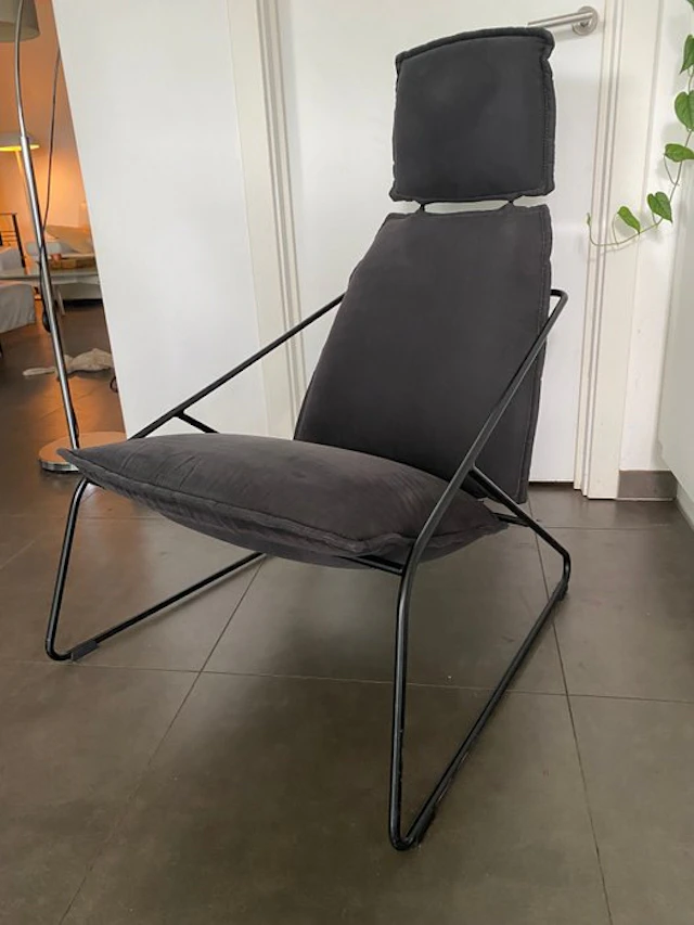 IKEA - Carl Öjerstam - Armchair - Villestadt - Metal, Textile