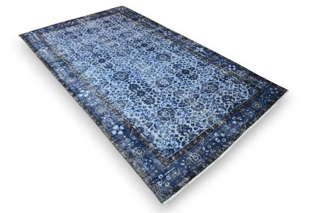 Blue vintage - Rug - 270 cm - 155 cm - with certificate