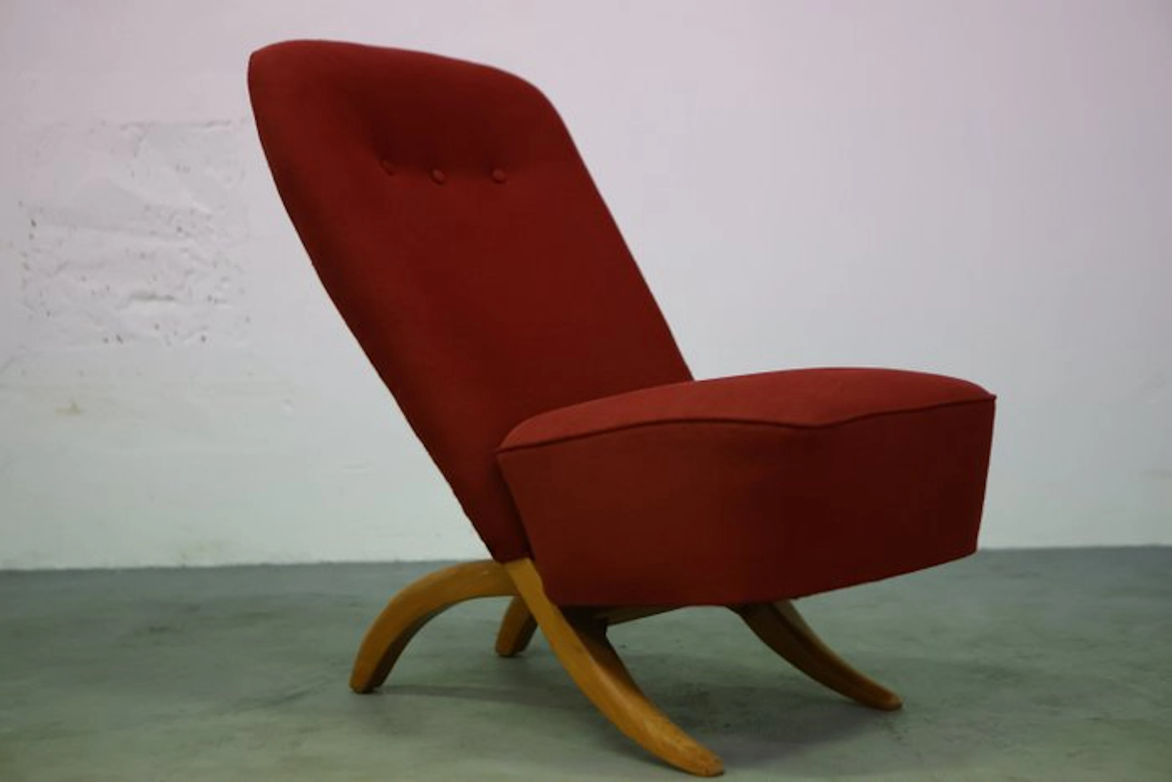Artifort - Theo Ruth - Lounge chair - 'Congo' model 1001 - Wood, Textile