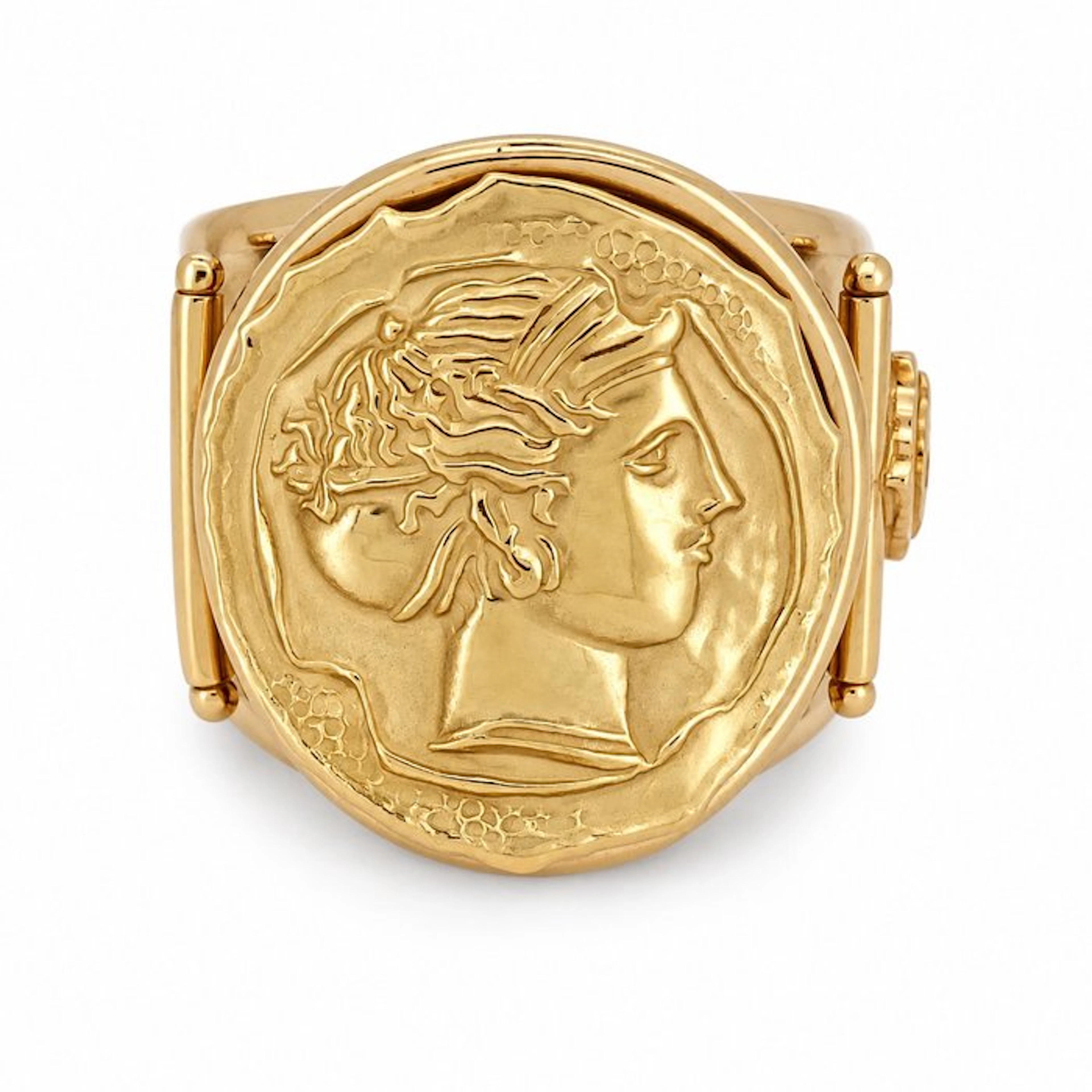 Ring - 18 kt. Yellow gold - Made in Italy - Handmade