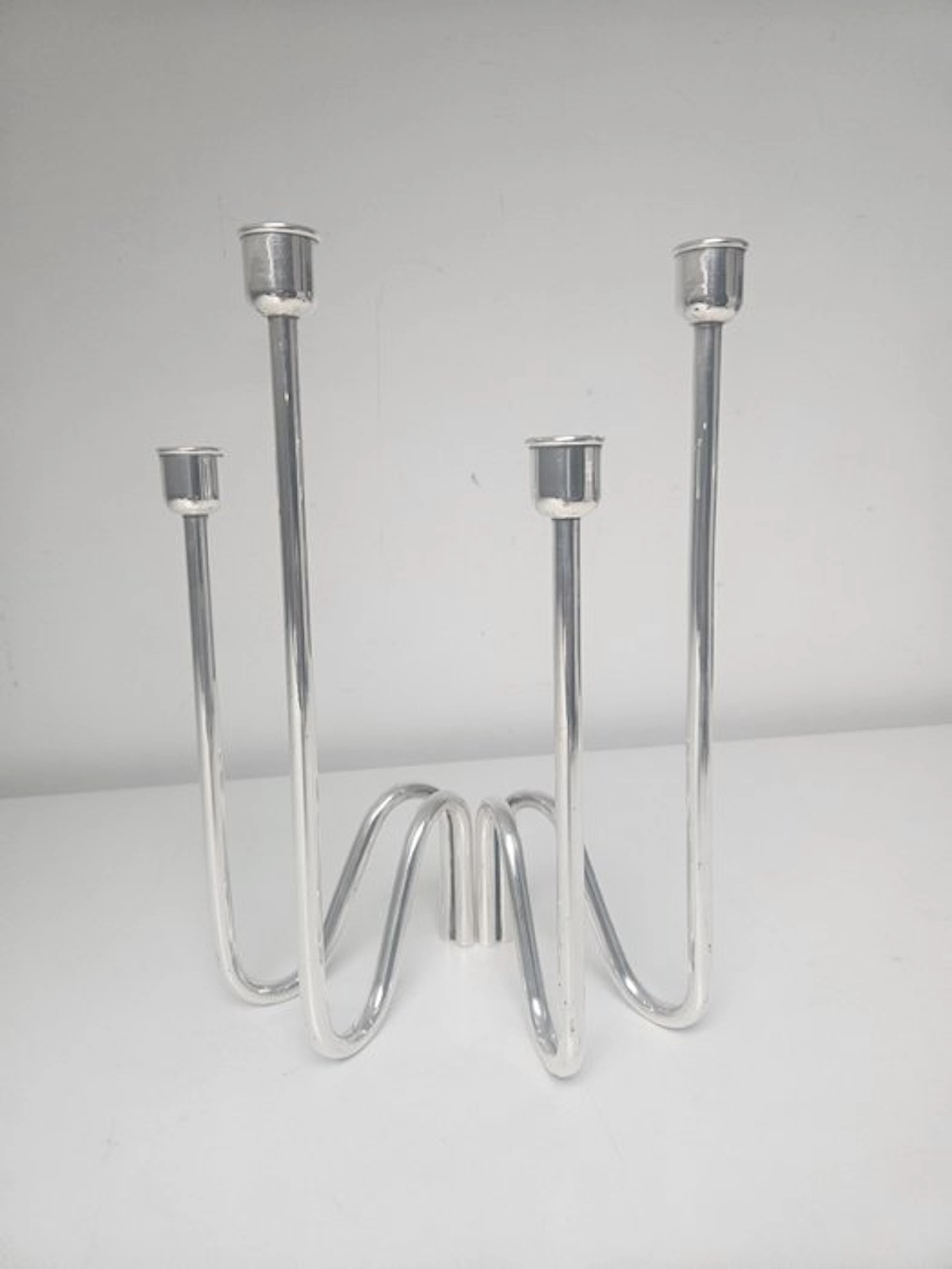 Lino Sabattini - Candelabrum Flame - Silverplated