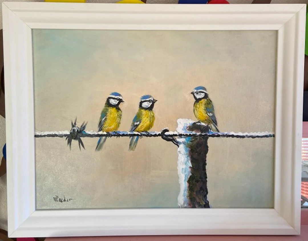h poeder - Vogels op prikkeldraad
