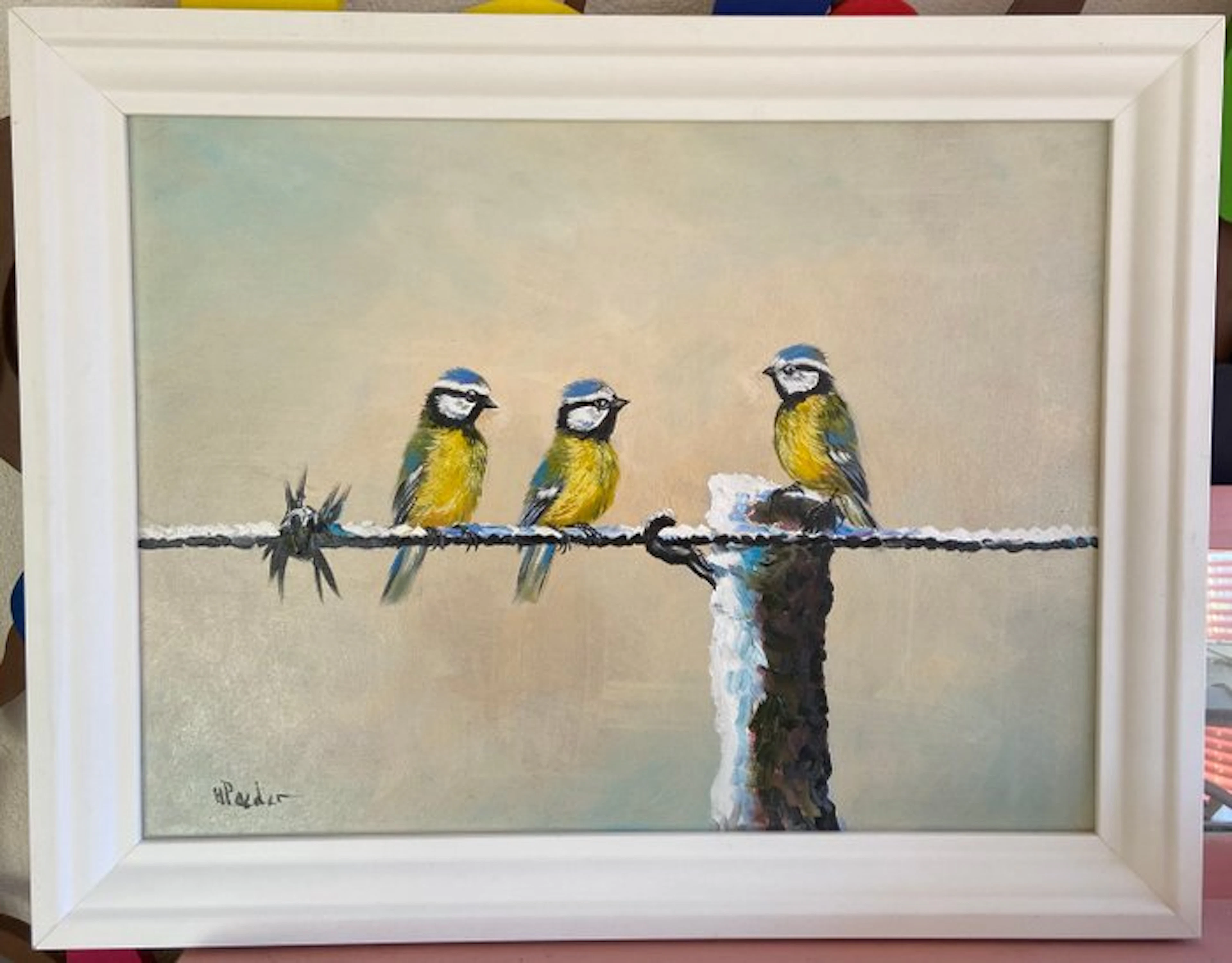 h poeder - Vogels op prikkeldraad