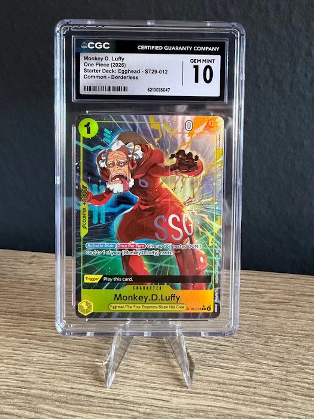 Bandai - 1 Graded card - One Piece - Monkey D. Luffy ST29-012 Foil - CGC 10