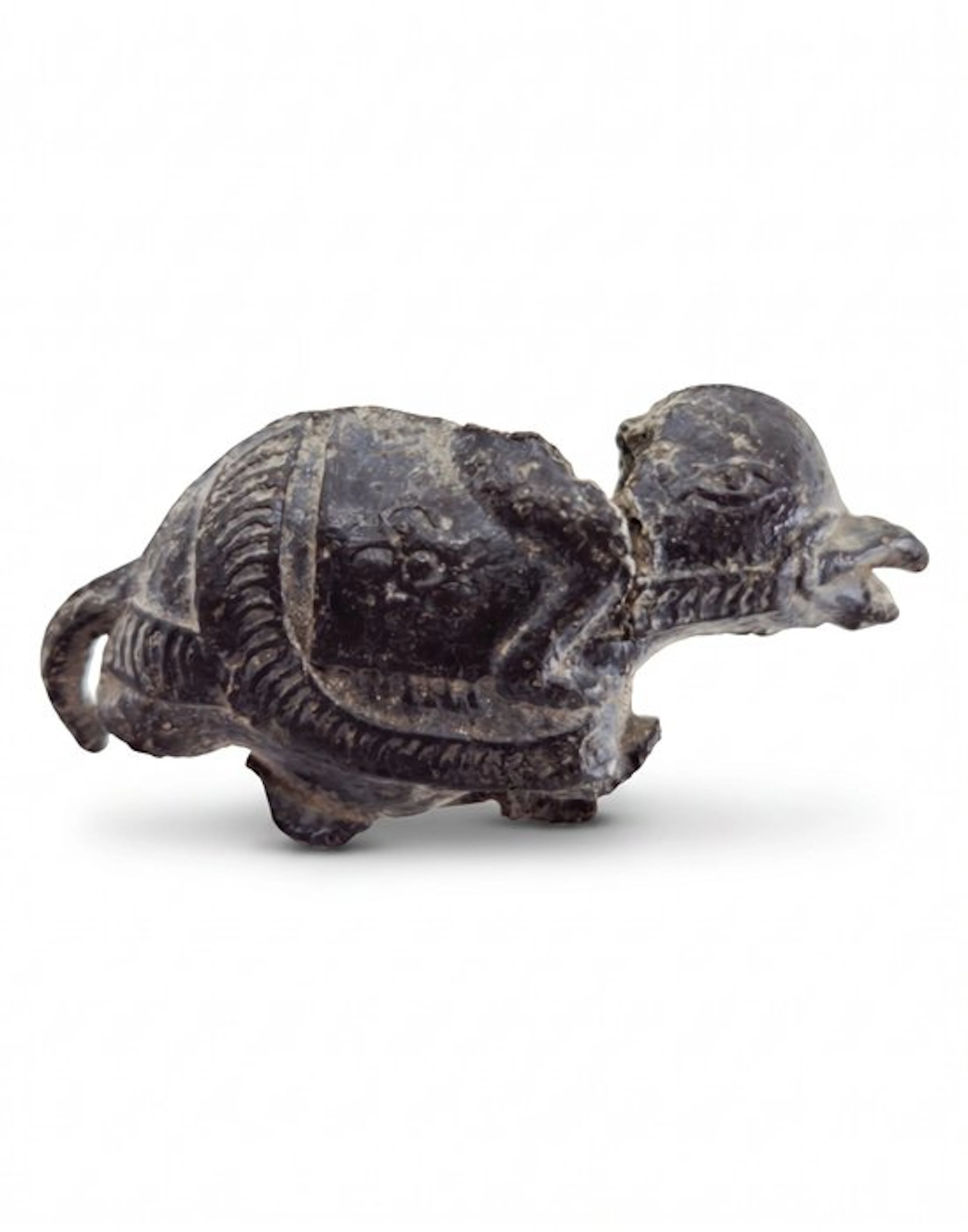 Cast Divine Rider on Sacred Bird Gajah Mina Amulet...