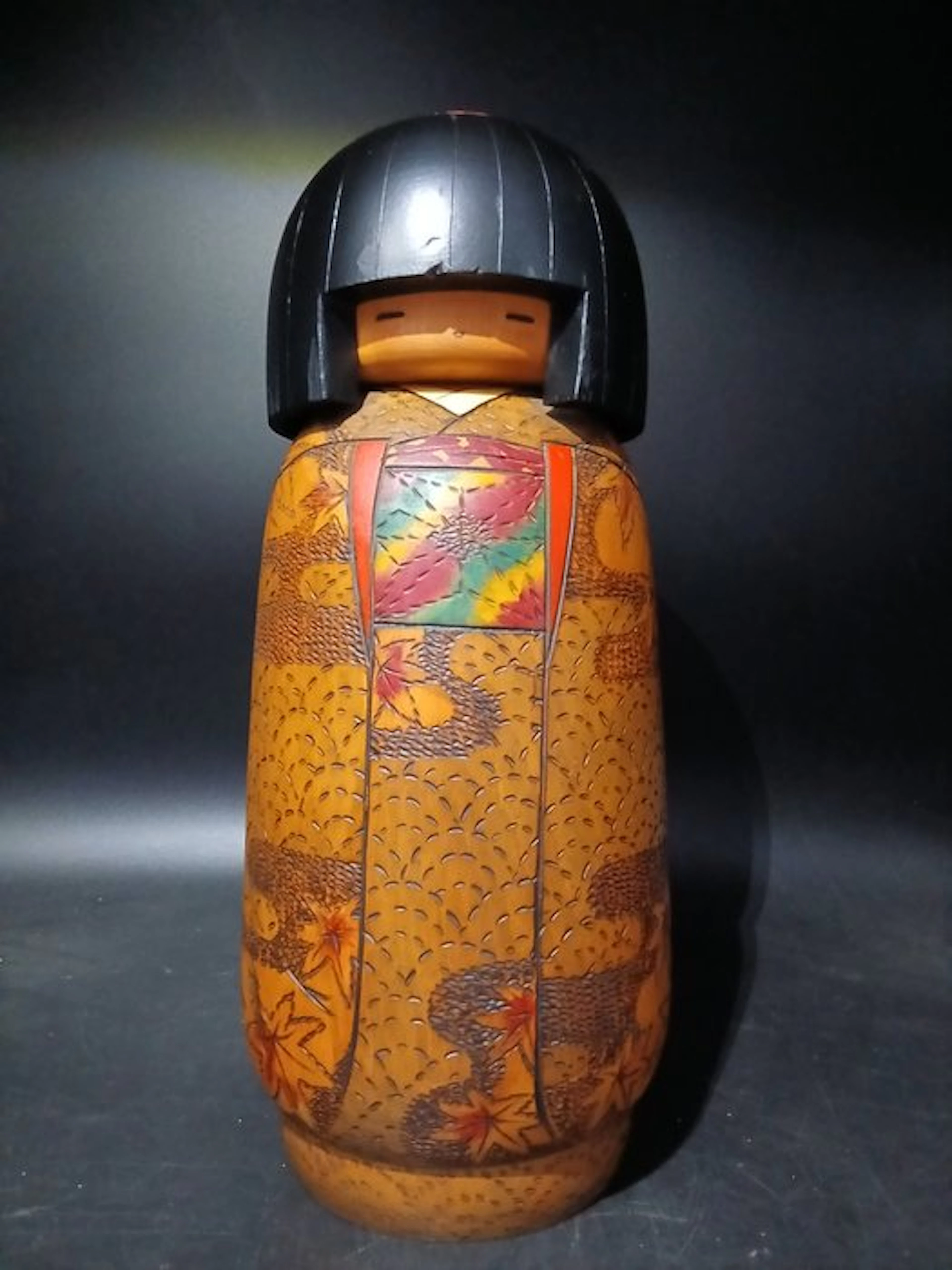kokeshi - Doll Zeldzame Japanse Houten Kokeshi Pop...