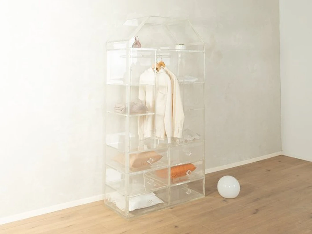 Wardrobe - Acrylic - 1980s Acrylic Wardrobe