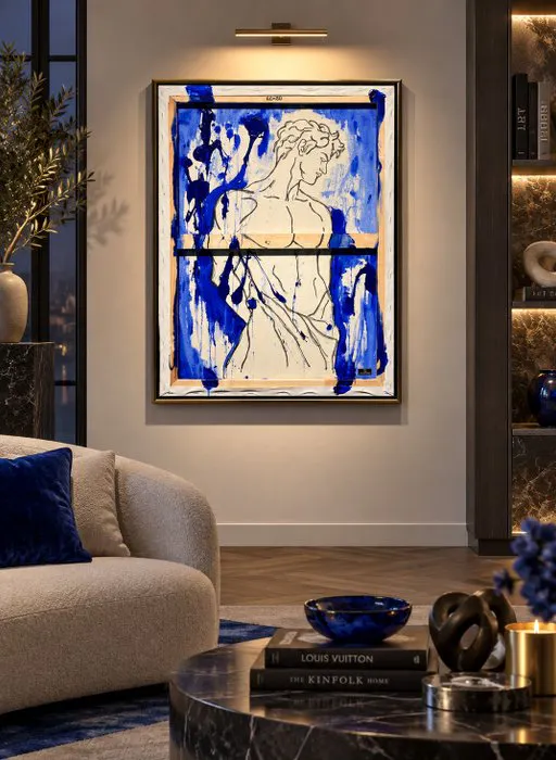 Swen Van der Sangen - Don't Look Back series 'James' - Incl. Black/Gold Frame