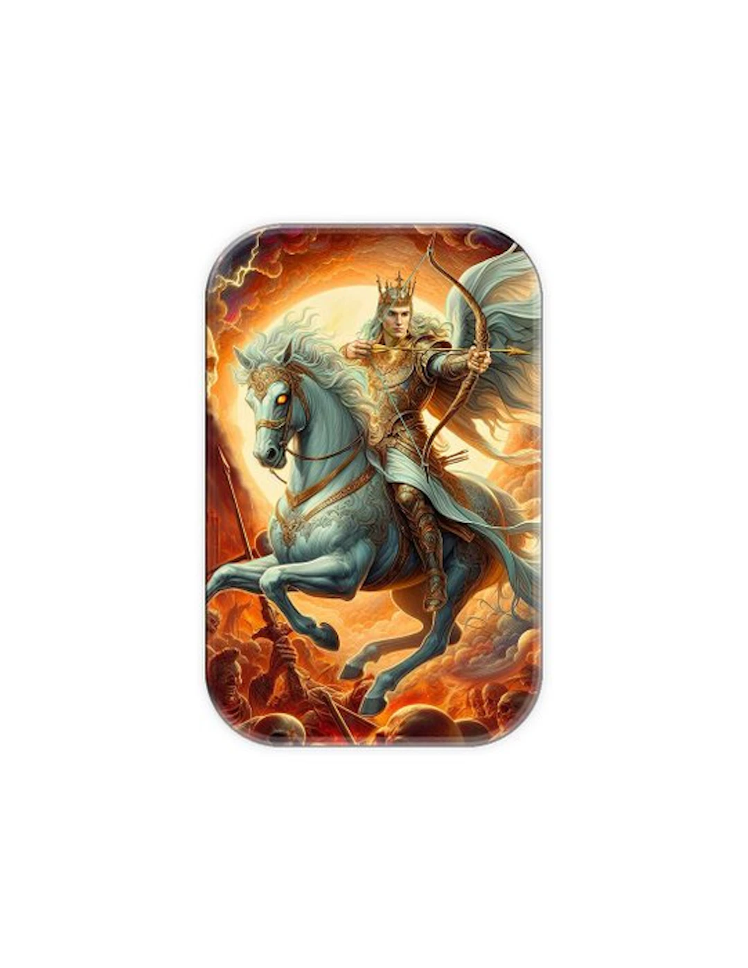 World. Silver bar ND White Horse, 2 Oz (.999)