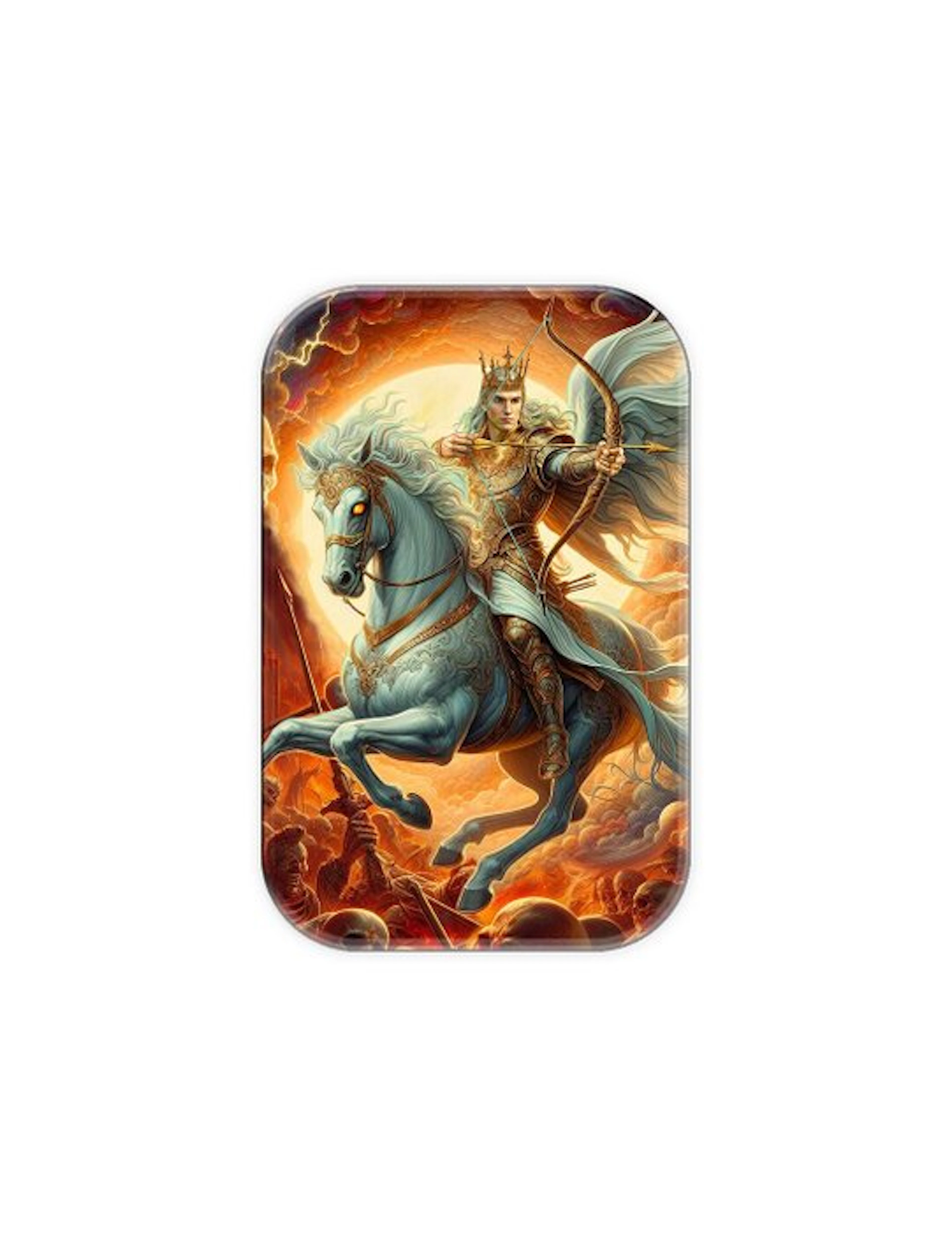 World. Silver bar ND White Horse, 2 Oz (.999)