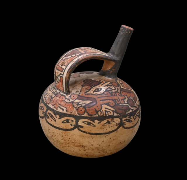 Nazca culture (Peru) Pottery Nazca single-spout jug (...