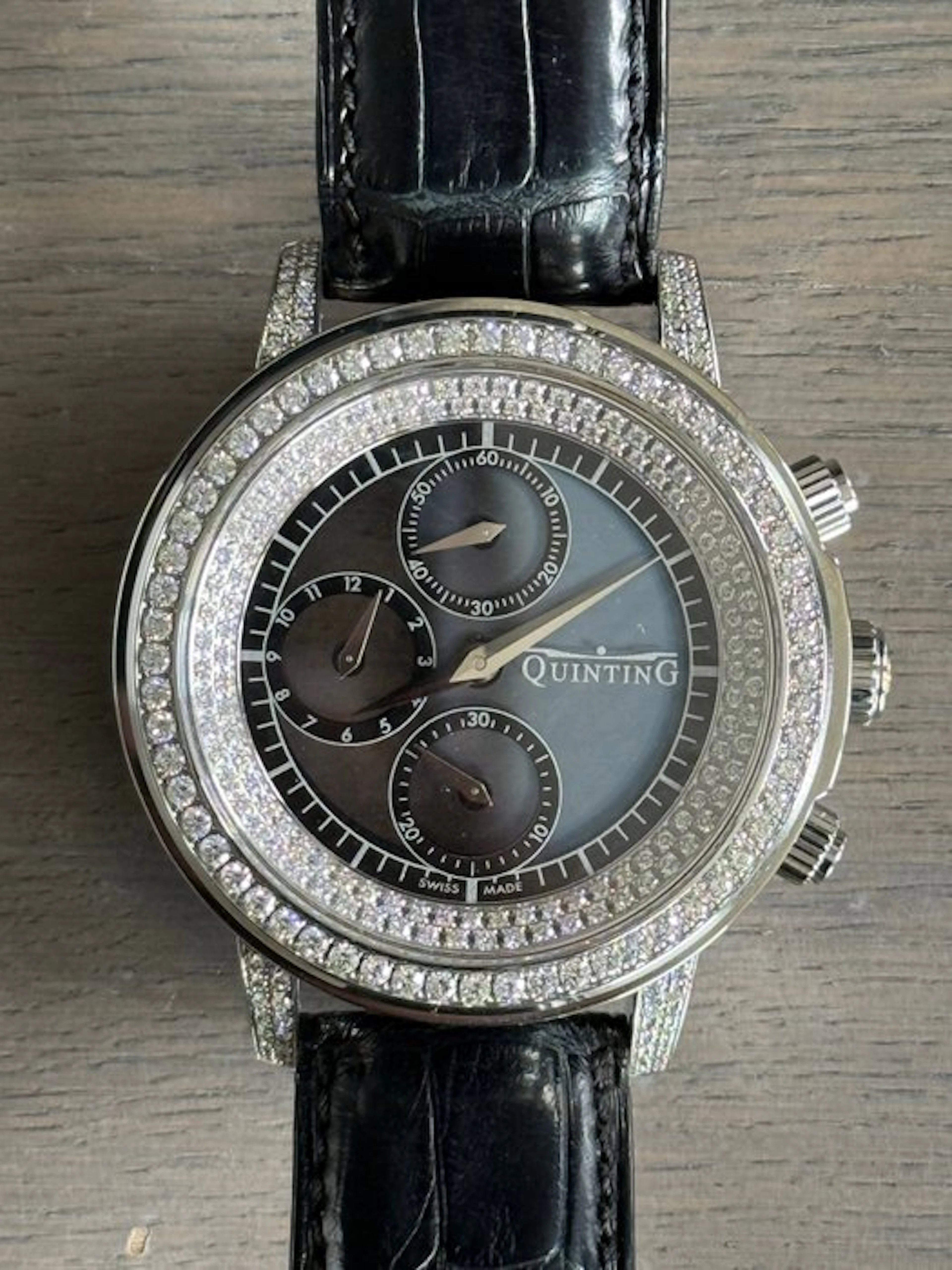 Quinting - Mysterious Chronograph with 232 Diamonds...