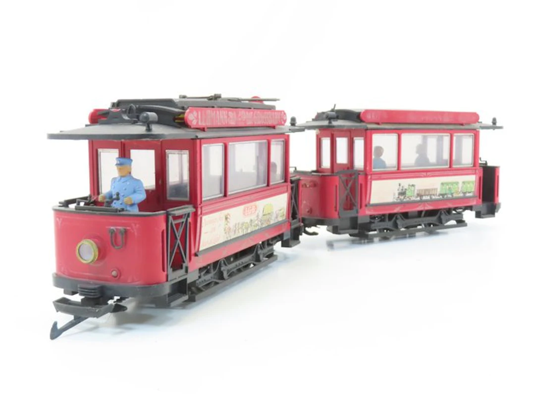 LGB G - 1988 - Model train railcar (1) - Two-part tram 20...
