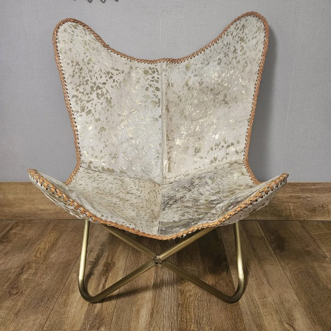 Chair - Butterfly chair (3107) - Metal, Canvas, Leather